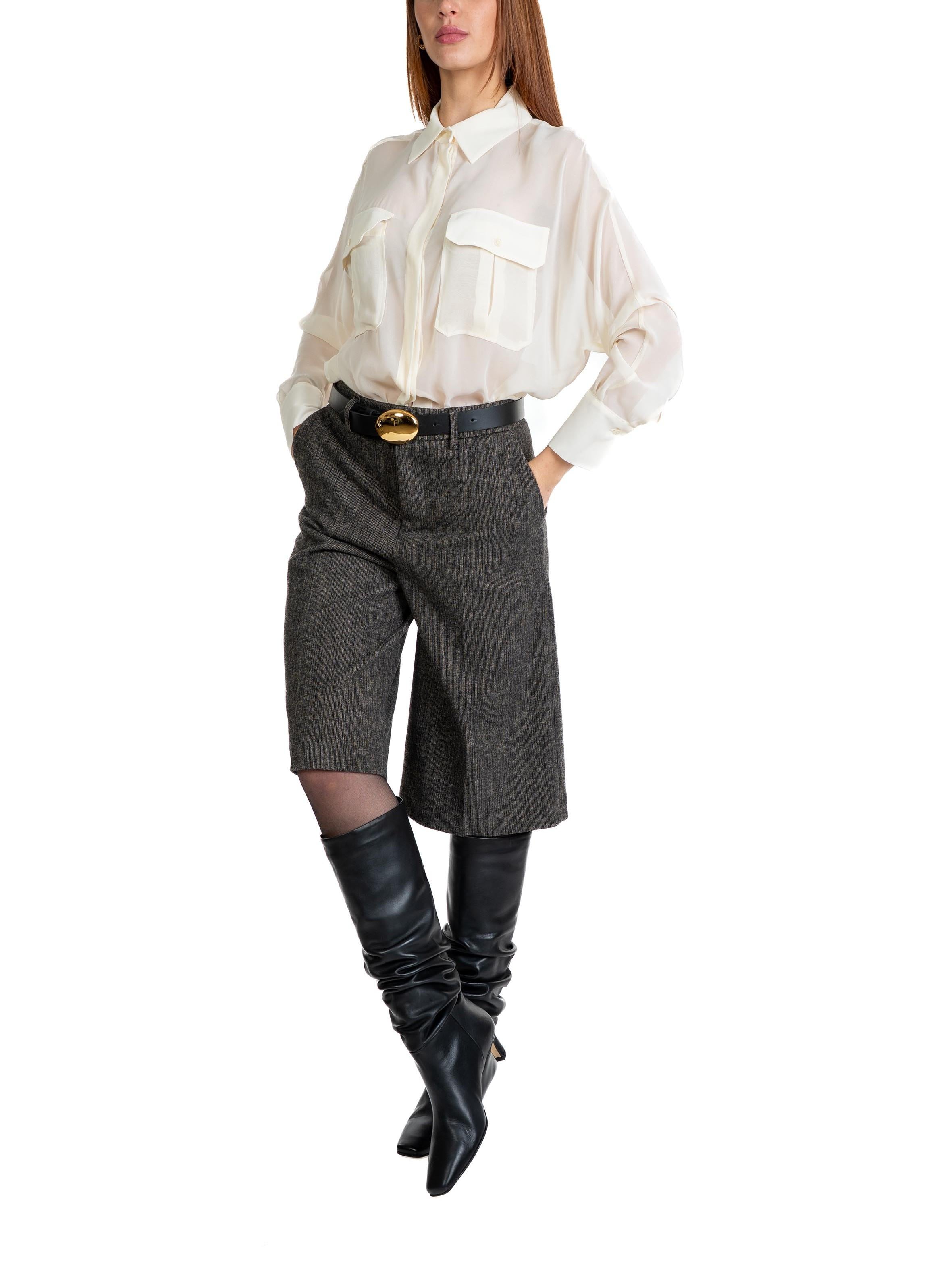 Camicia Tiffany panna TIFFANY S5WU06 GESSO SEMICOUTURE 