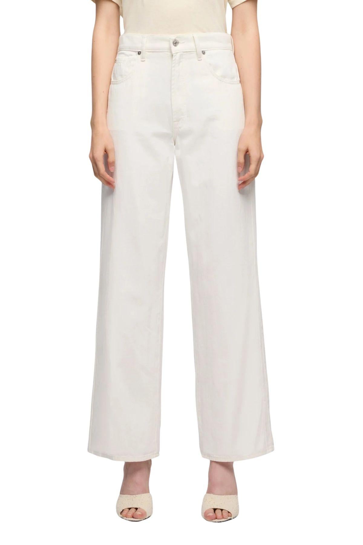 Jeans Stovepipe Straight Ankle Sugar STOVEPIDE STRAIGHT ANKLE SUGAR U7RGS 7 FOR ALL MANKIND 