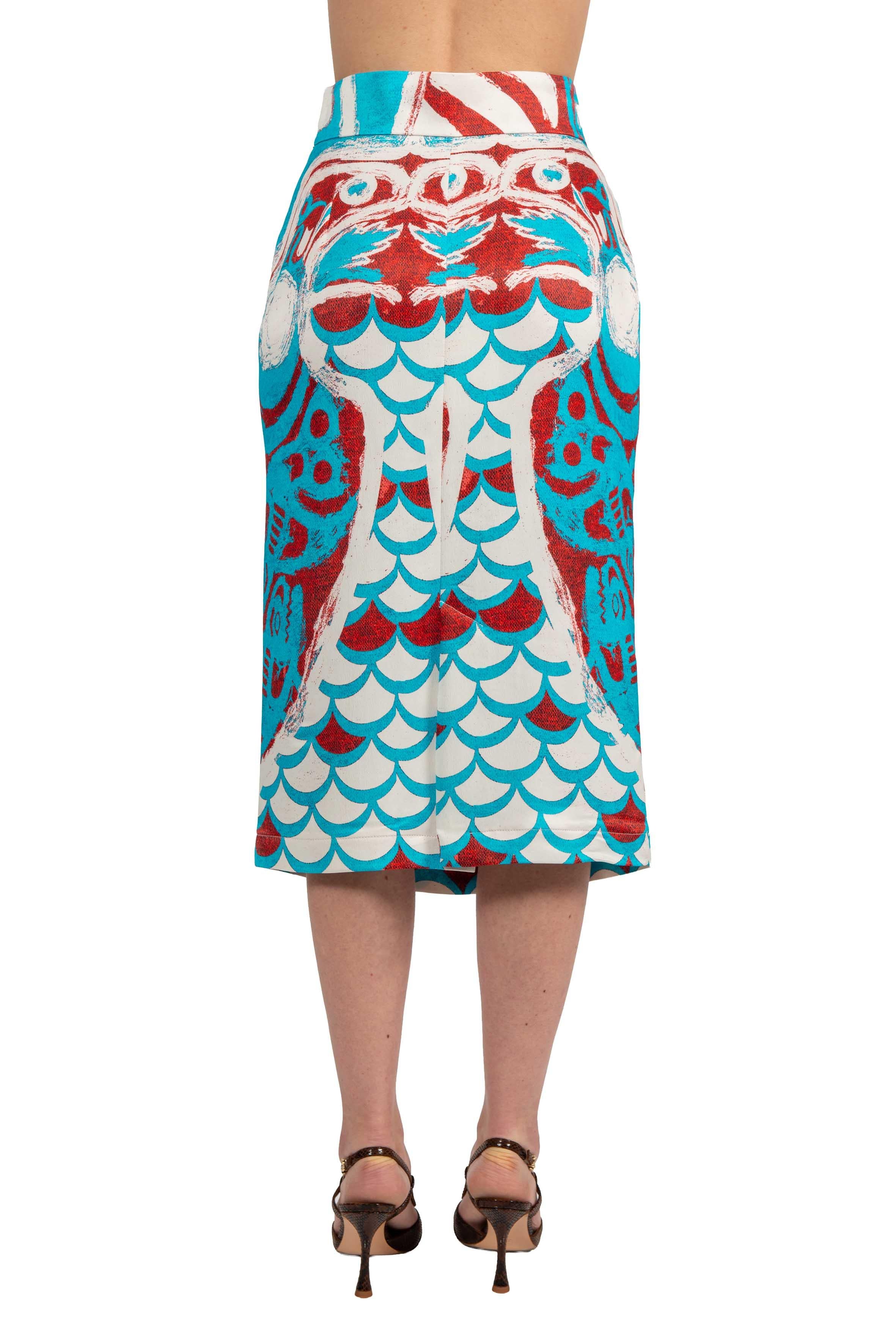 Gonna longuette stampa alaska JG409 STAMPA ALASKA STELLA JEAN 