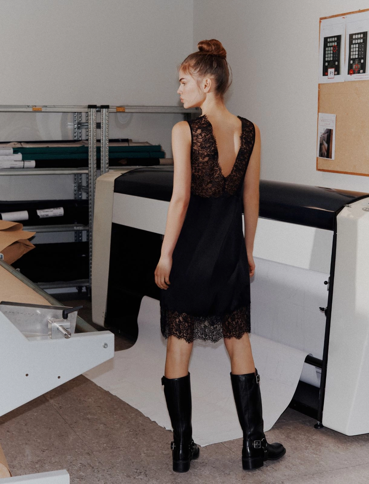 Abito Lace nero LACE 002 MARELLA 