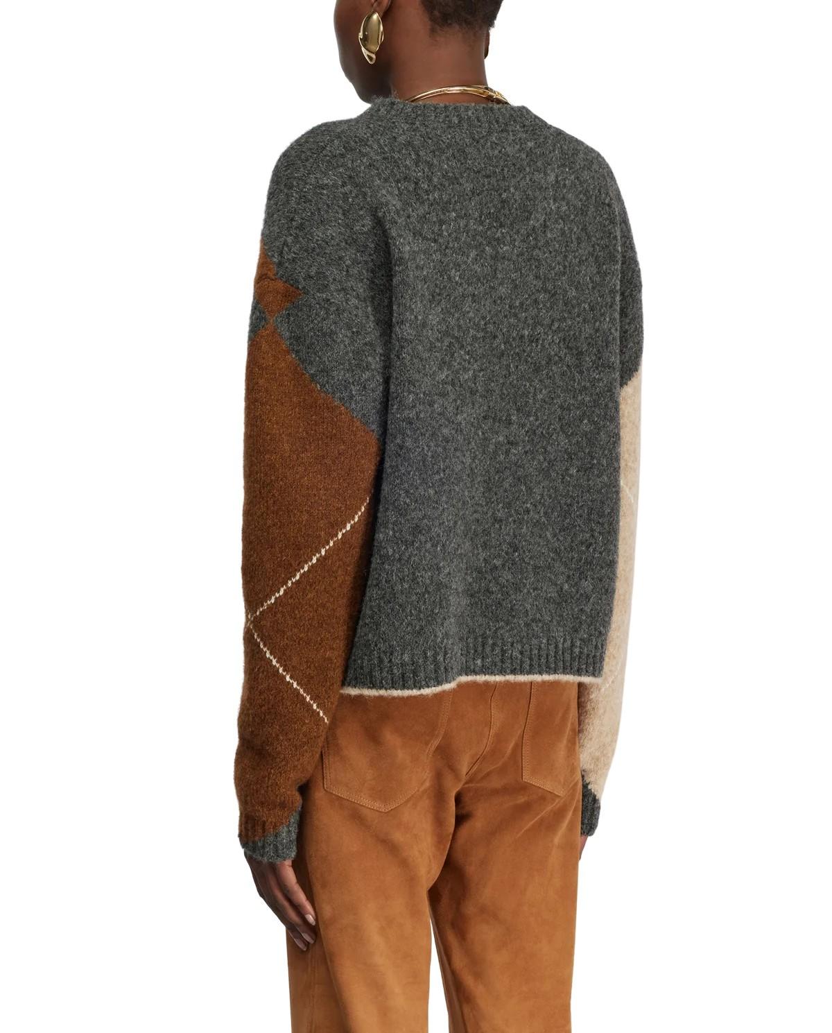 Maglia Gaston Y5WF02 ROMBO SEMICOUTURE 