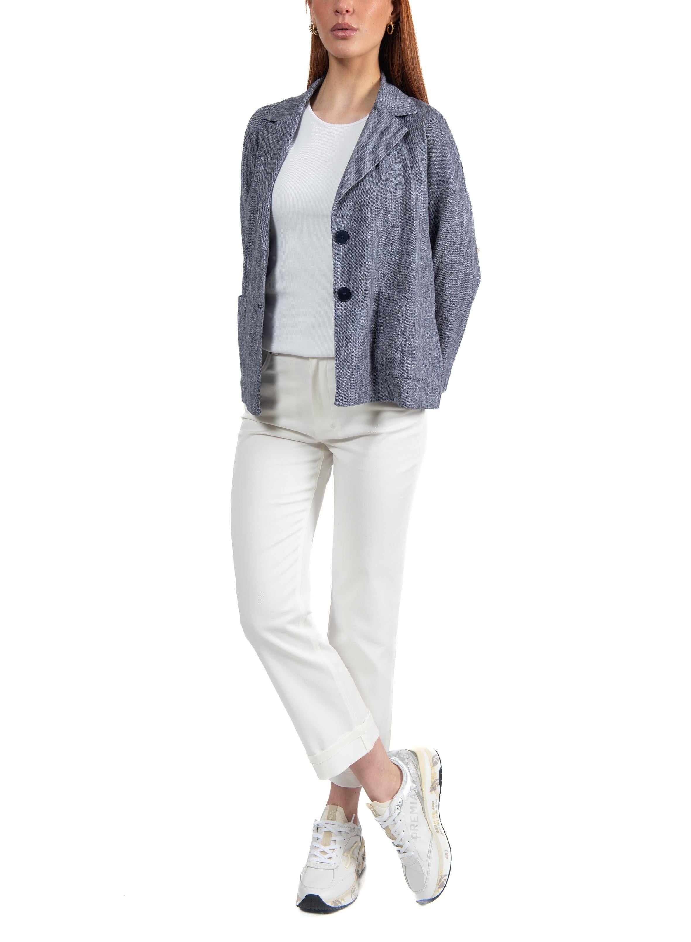 Giacca Circolo 1901 monopetto s.print. FD3947 BLU CIRCOLO 