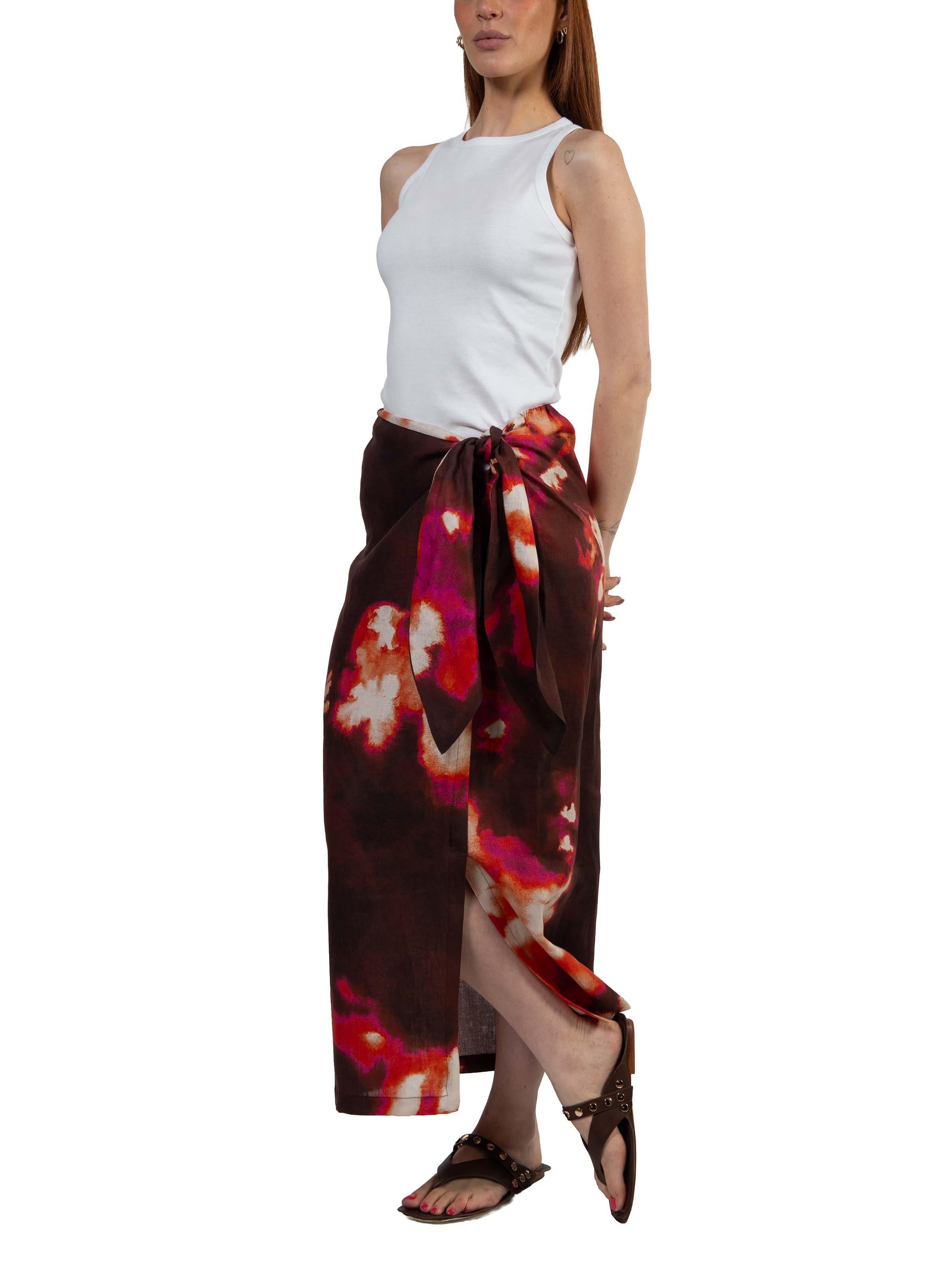 Gonna lunga Erin ERIN L6SL75 BORDEAUUX LIVIANA CONTI 