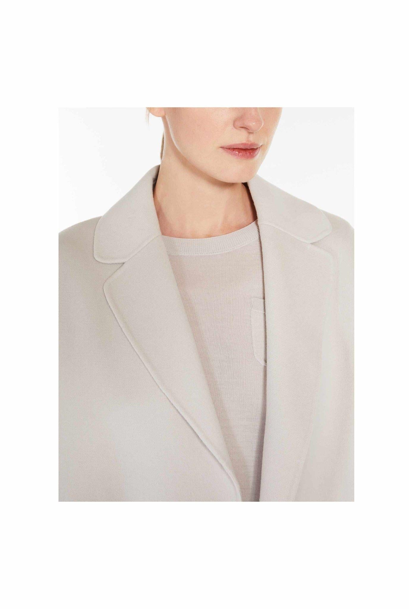 Cappotto Arona panna cipriato corto ARONA 055 MAX MARA 