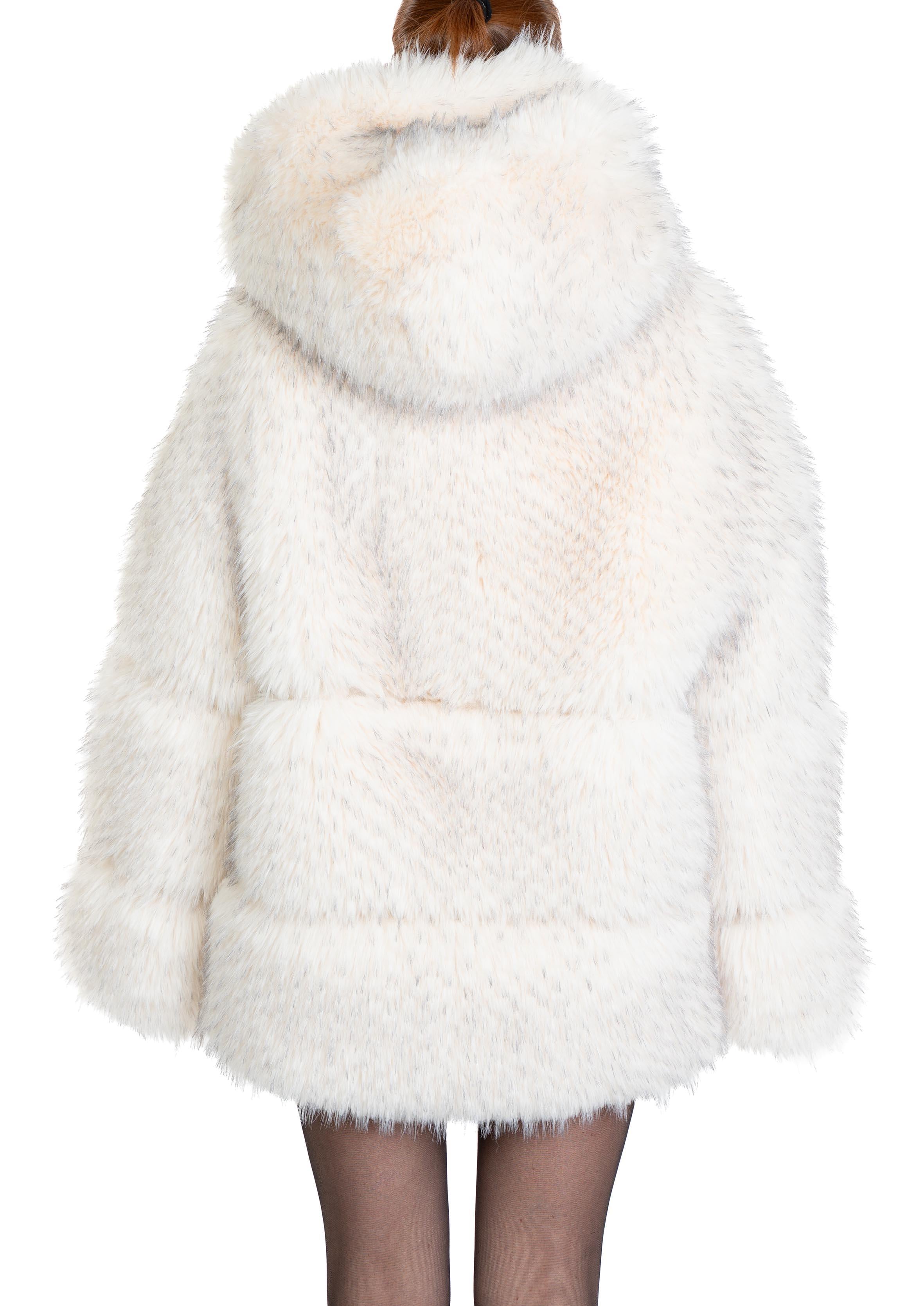 Giaccone in ecopelliccia 9038 9038 EKO WHITE SWORD 