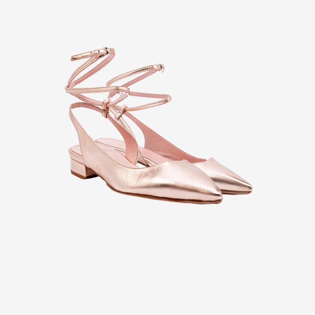 Slingback laminata rosa. 1719 R ANNA F 