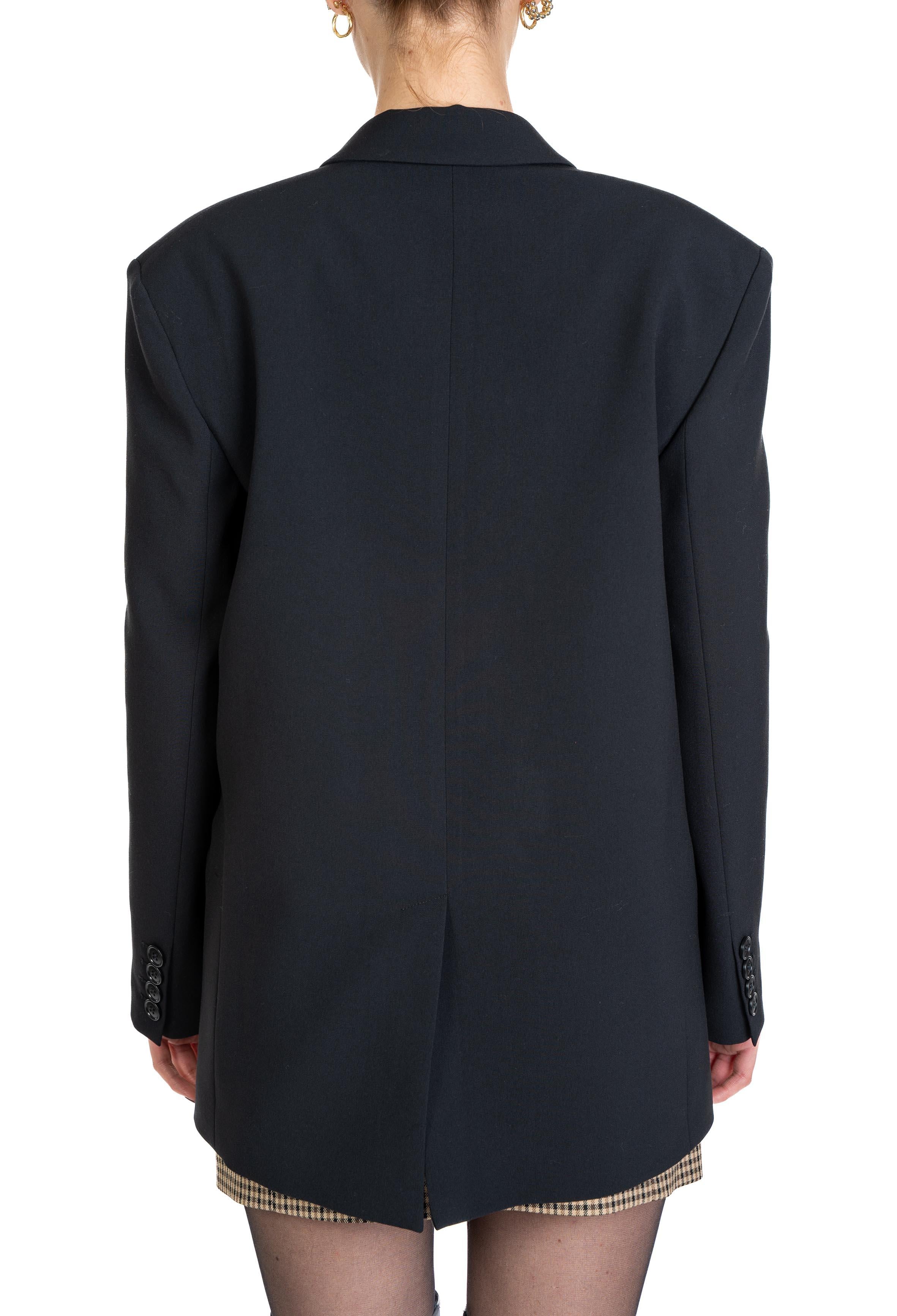 Giacca con cintura nera 4111 2733 NERO ALICE MILLER 