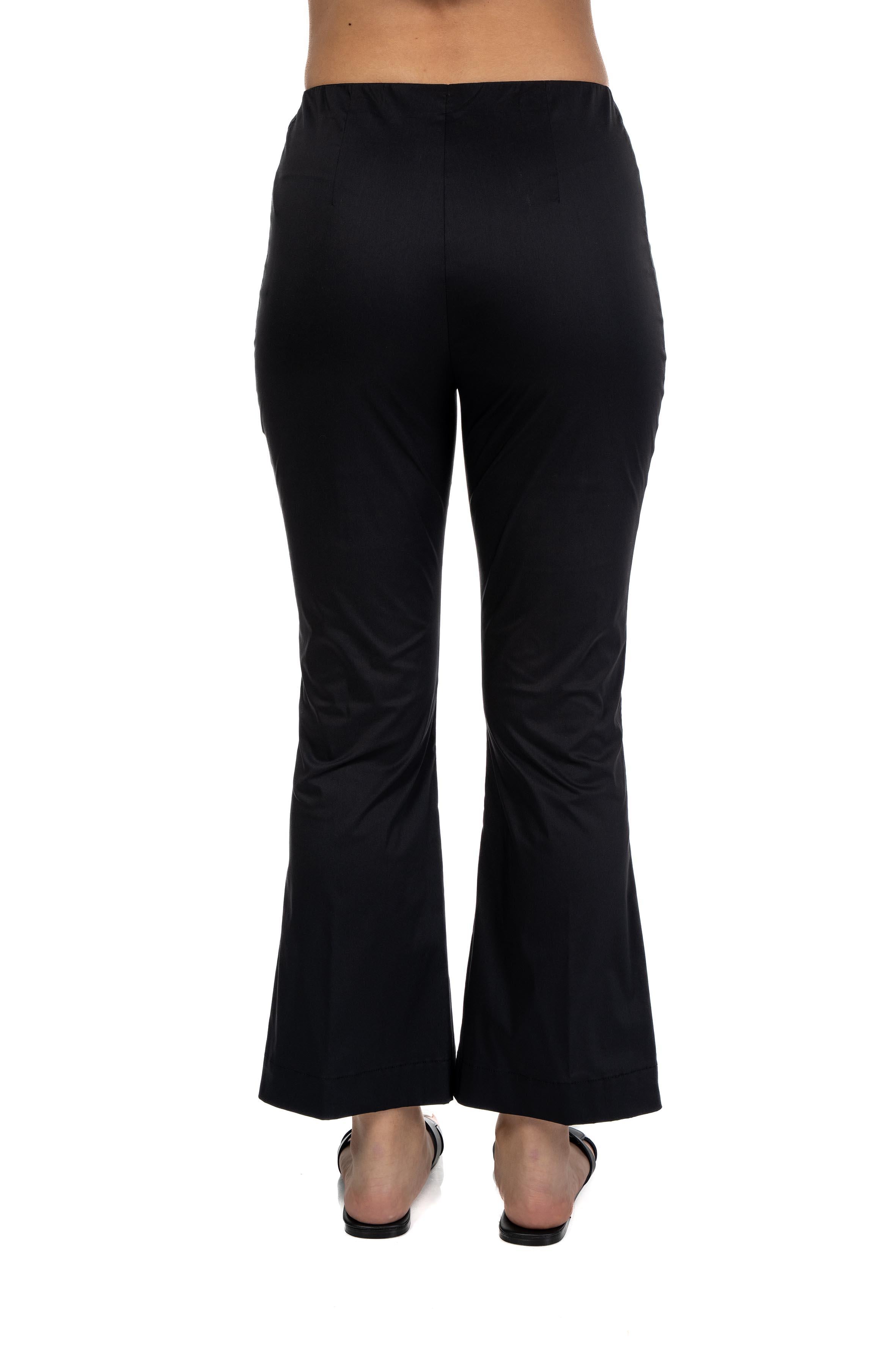 Pantalone Claudette nero CLAUDETTE CNTK38 NERO LIVIANA CONTI 