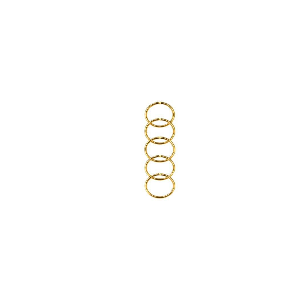 Ring five gold RING FIVE ORO FEDERICA TOSI 