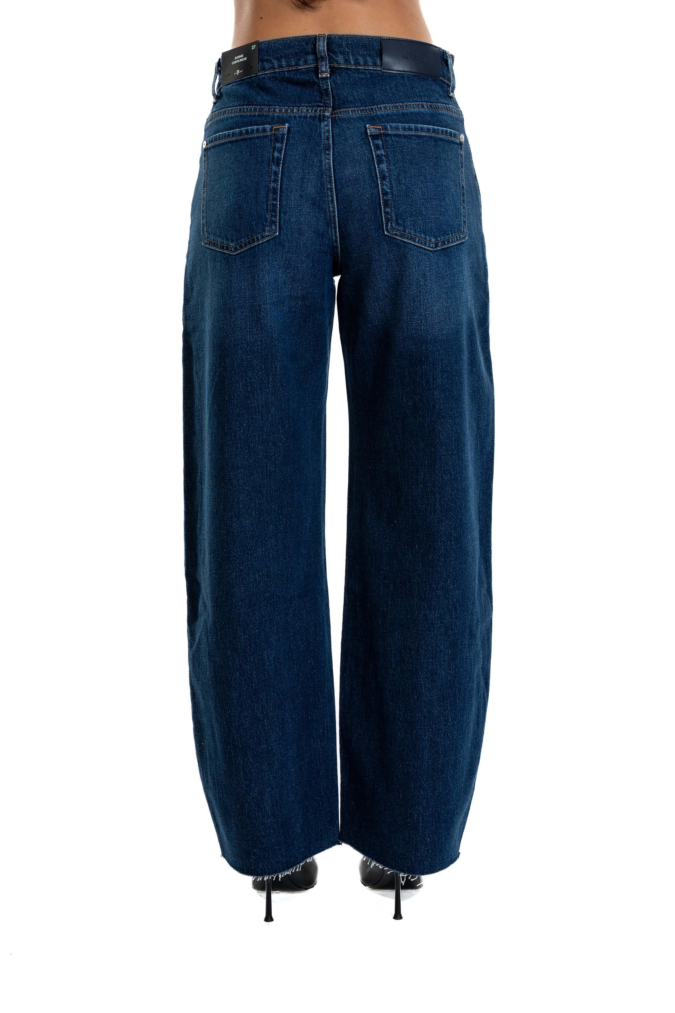 Jeans Bonnie BONNIE CURVILINAR DARK BLUE 7 FOR ALL MANKIND 
