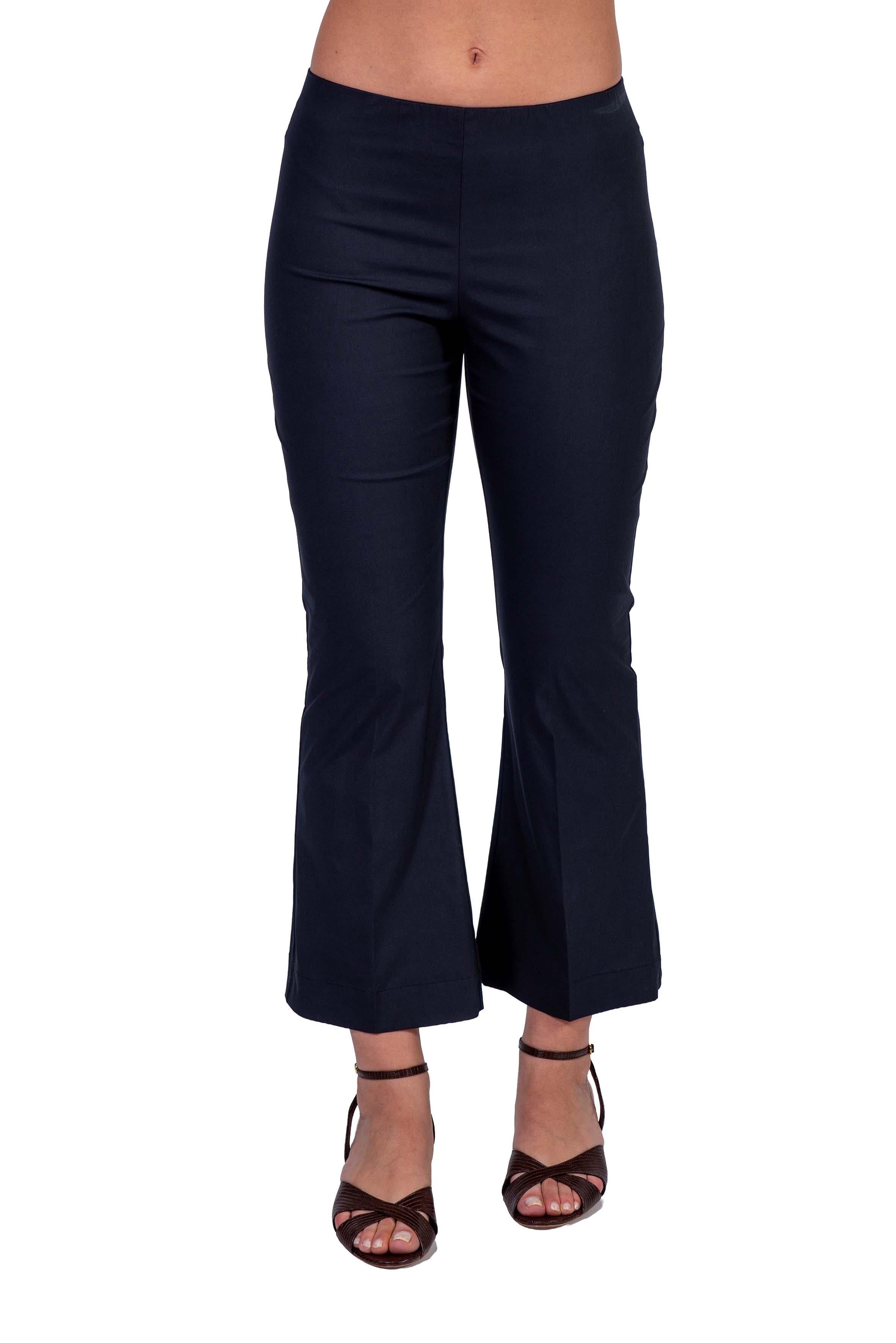 Pantalone Claudette nero CLAUDETTE CNTK50 NERO LIVIANA CONTI 