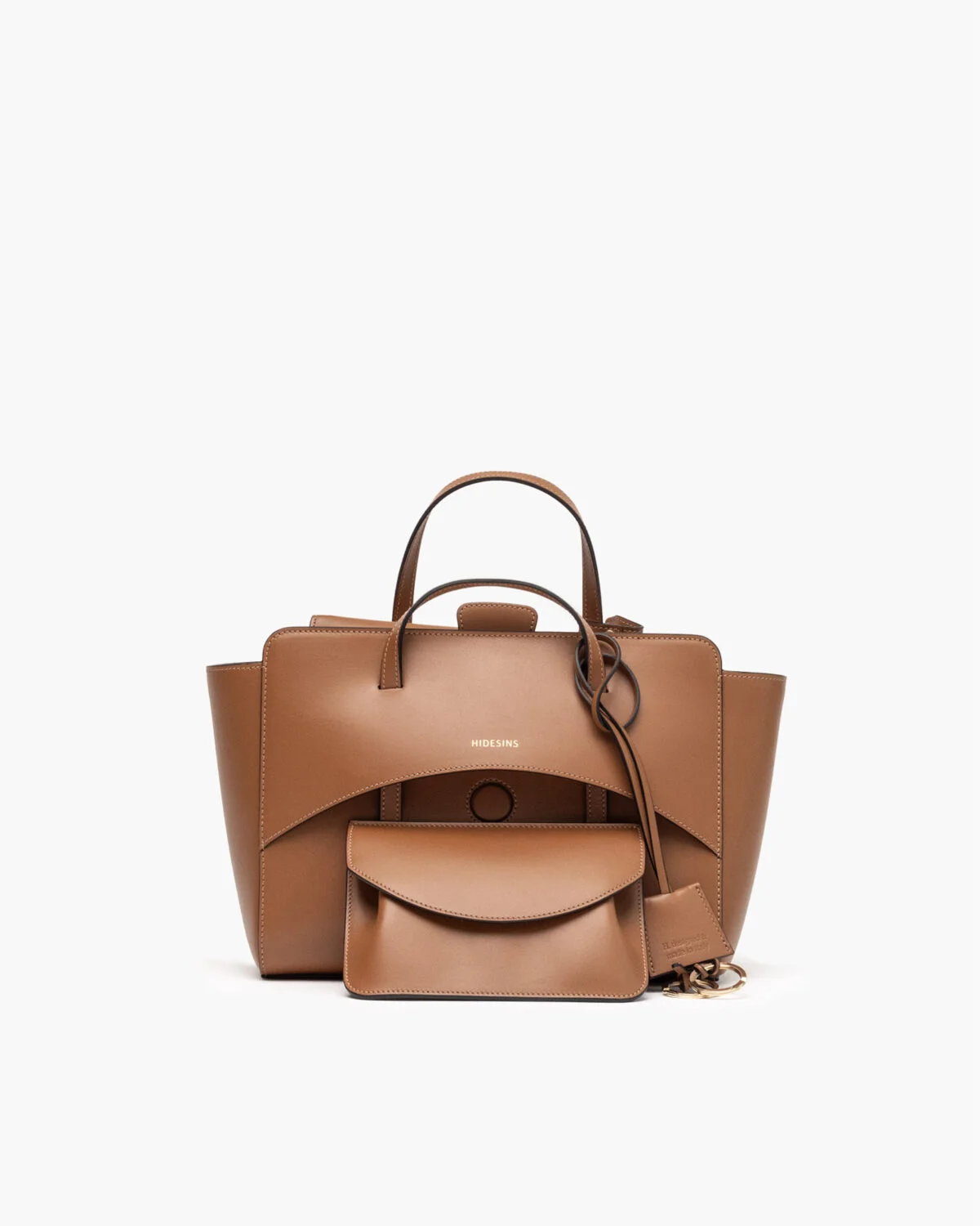 Borsa Flap M cuoio FLAP M PREMIER CARAMEL HIDESINS 