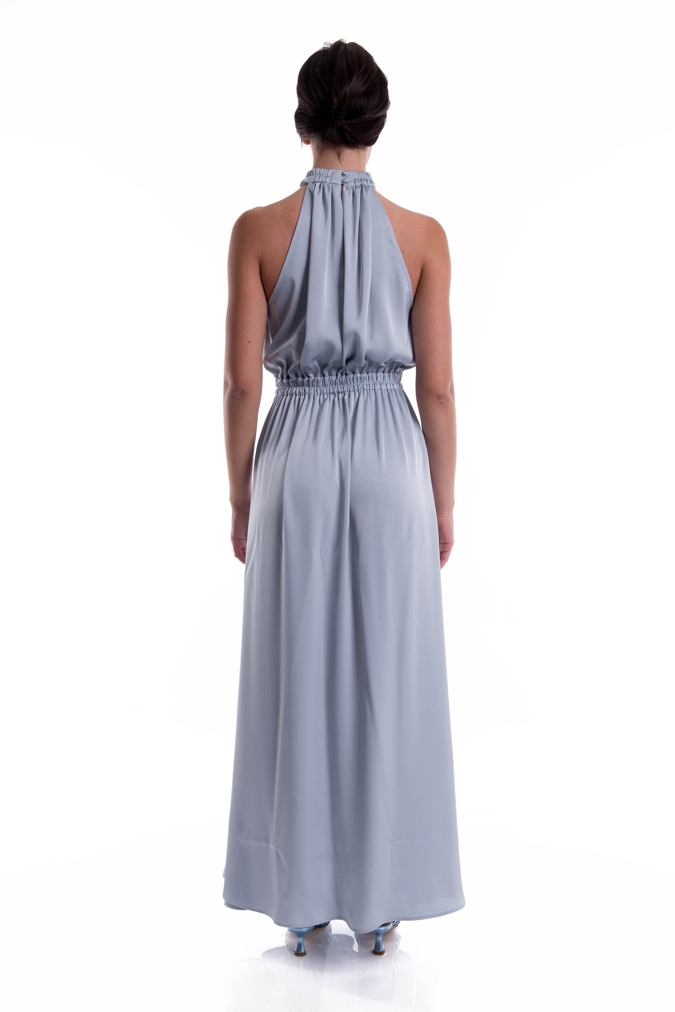 Abito lungo celeste 4124 4202 C ALICE MILLER 