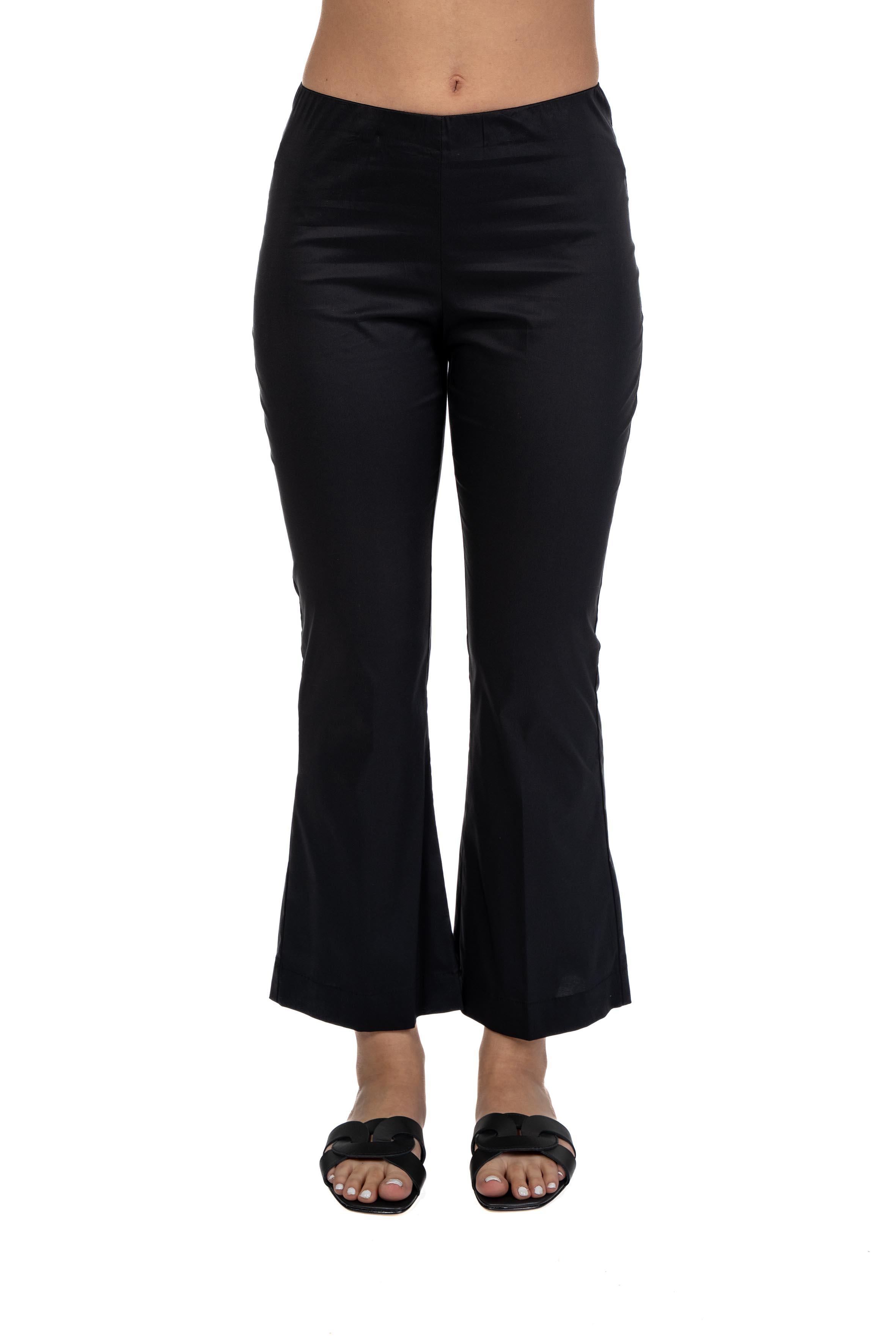 Pantalone Claudette nero CLAUDETTE CNTK38 NERO LIVIANA CONTI 