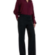 Blusa scollo a V bordò