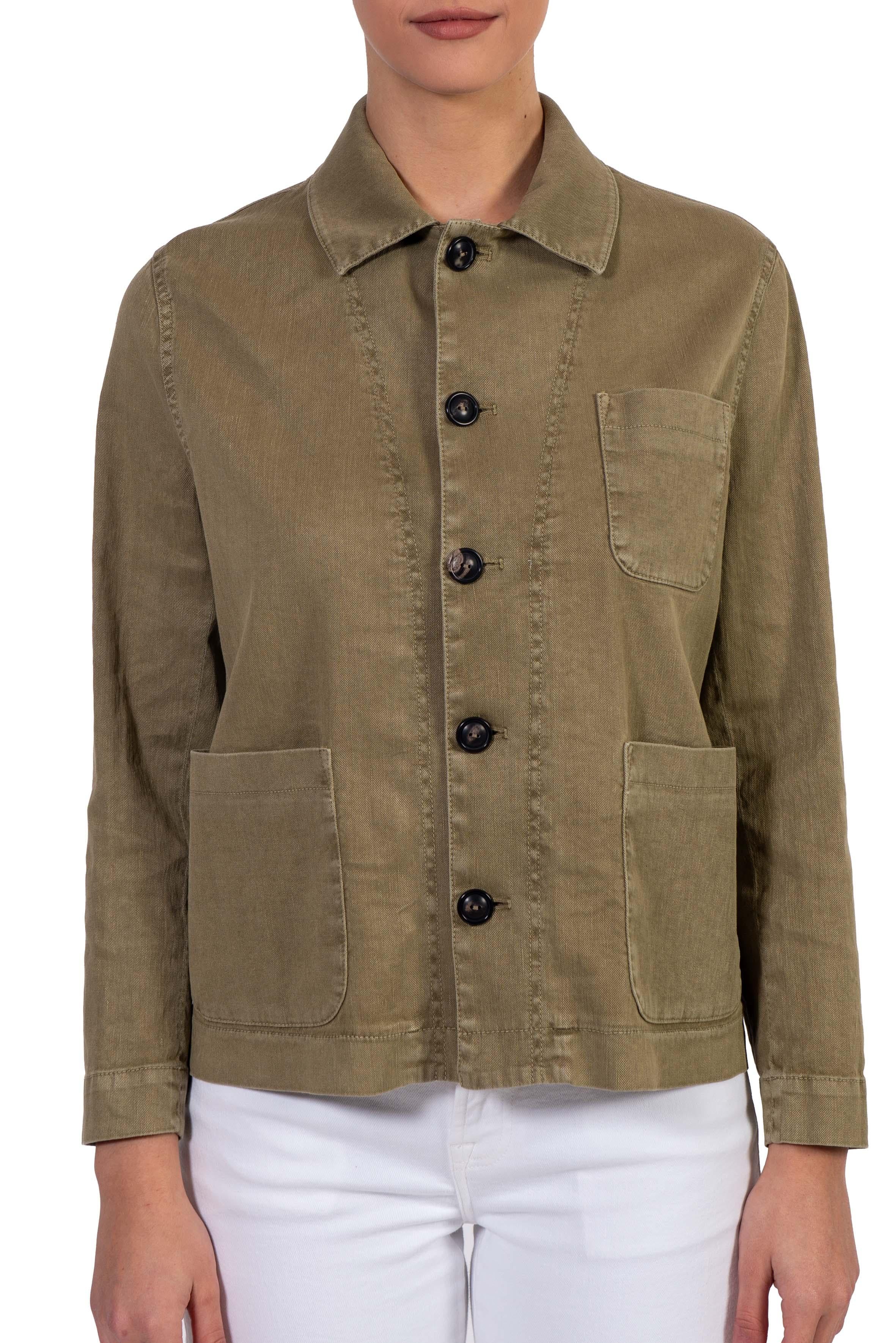 Sahariana verde militare FD4017 PANAM OLIVA CIRCOLO 