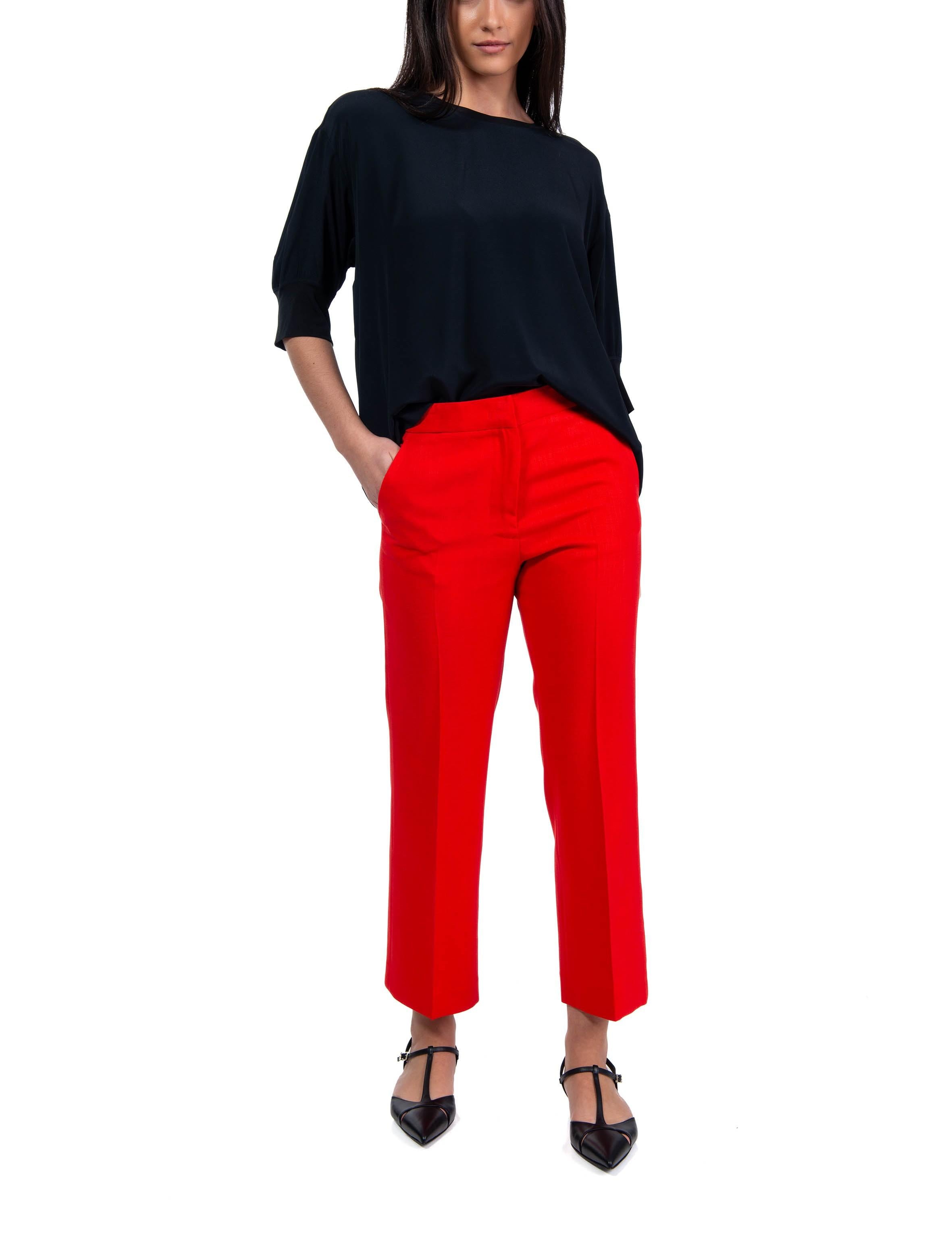 pantalone caviglia 3841MDP17 25716 18 RED MSGM 