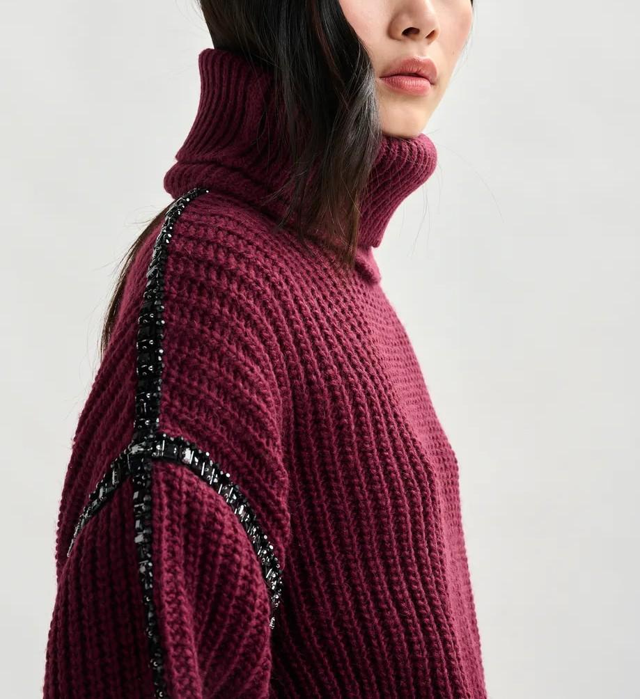 Maglione Indsay INDSAY MAUVE ESSENTIEL ANTWERP 