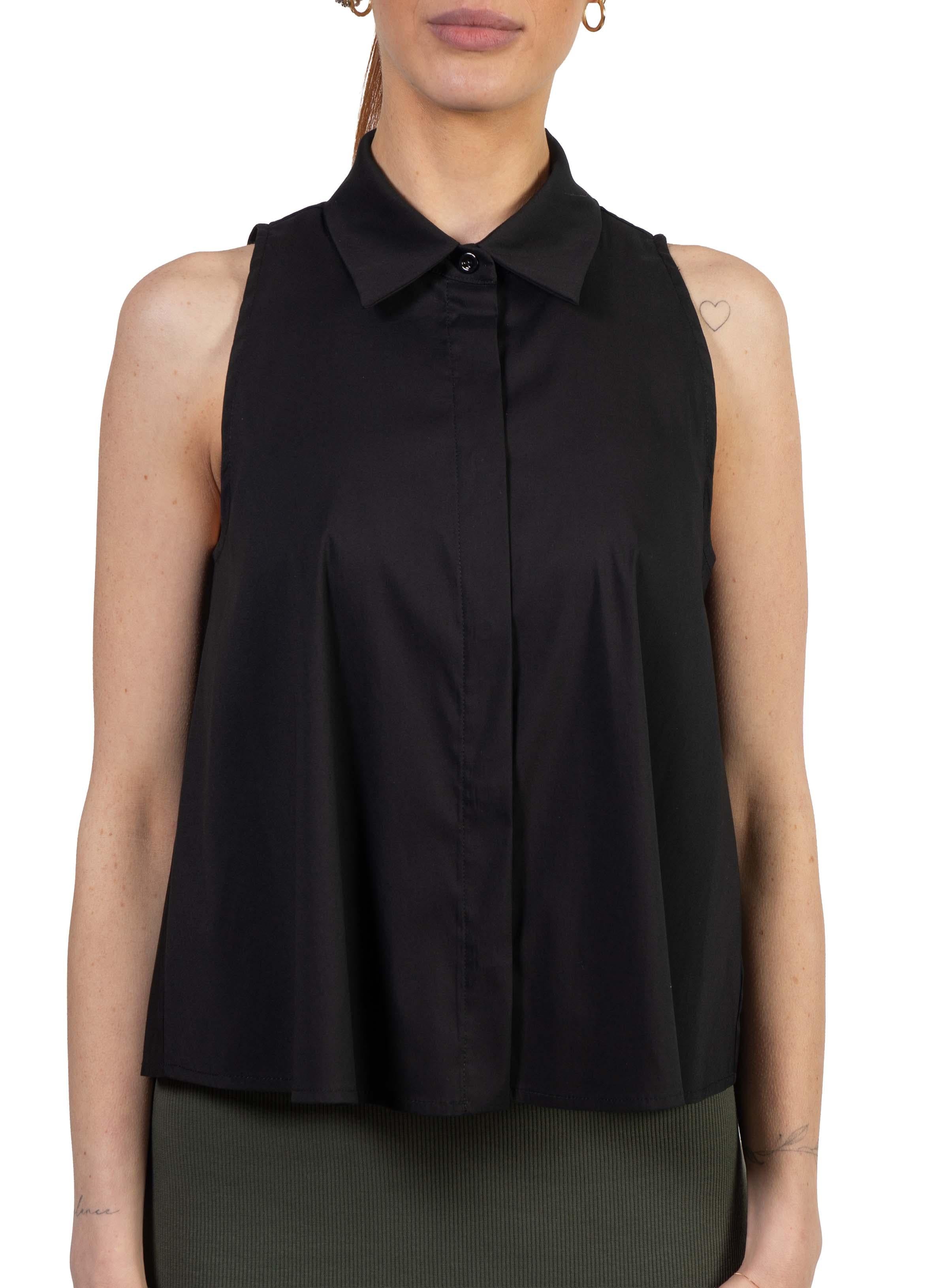 Top scollo america Quanta nero QUANNA S6SK02 NERO SEMICOUTURE 