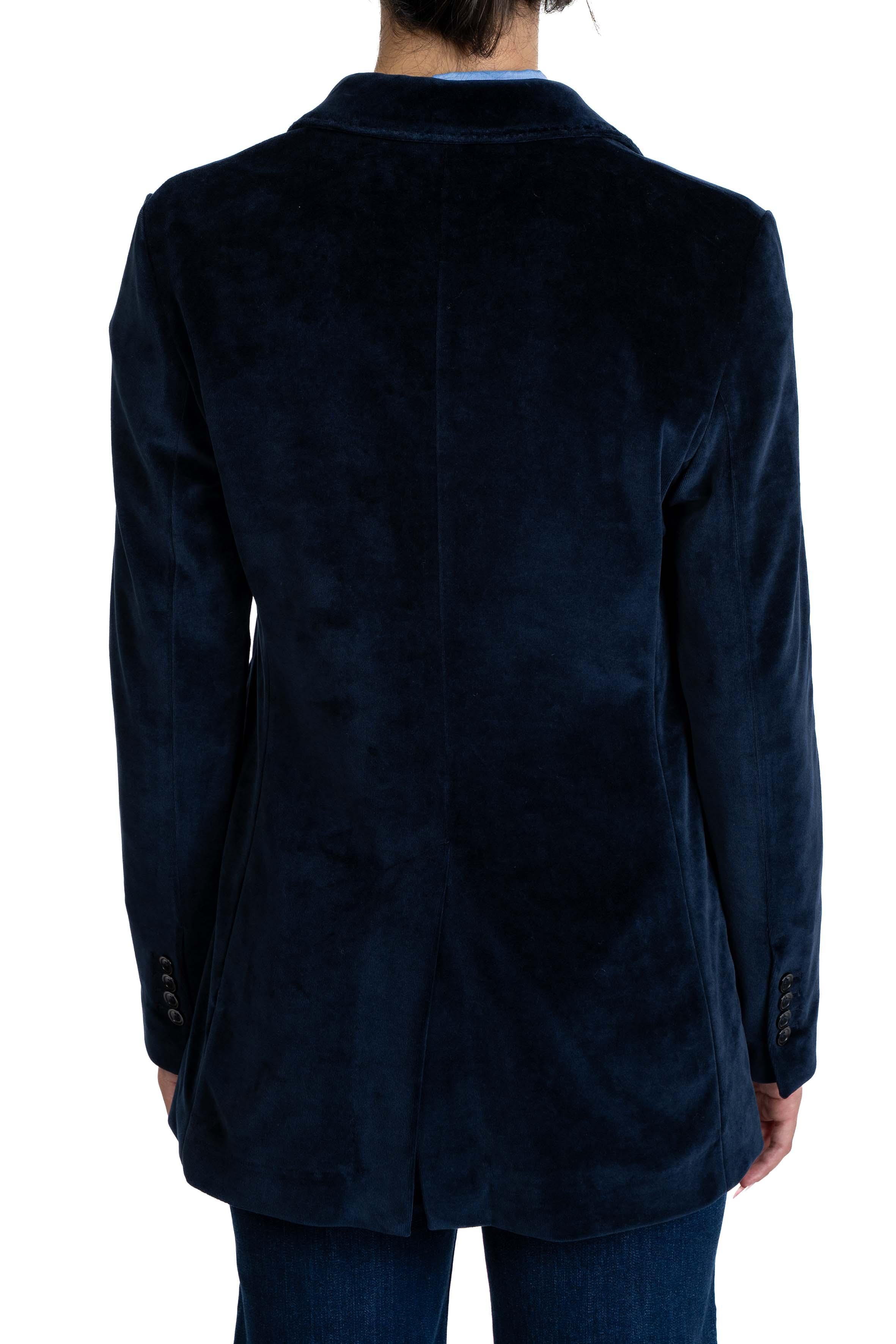 Giacca in velluto monopetto FD3620 FD3620 NAVY CIRCOLO 
