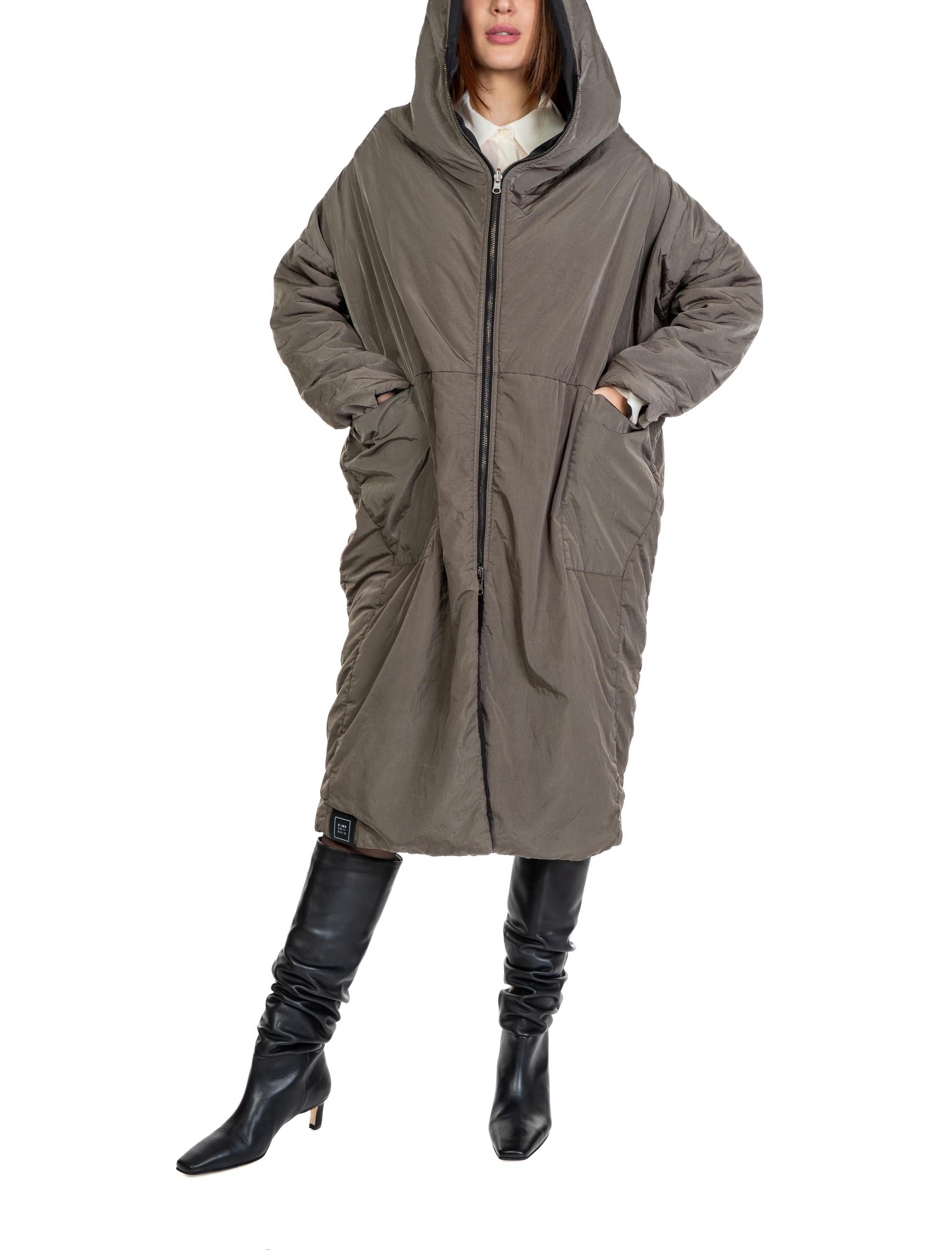 Piumino maxi S459 S459 MAXI MARRON GLACE KImonorain 