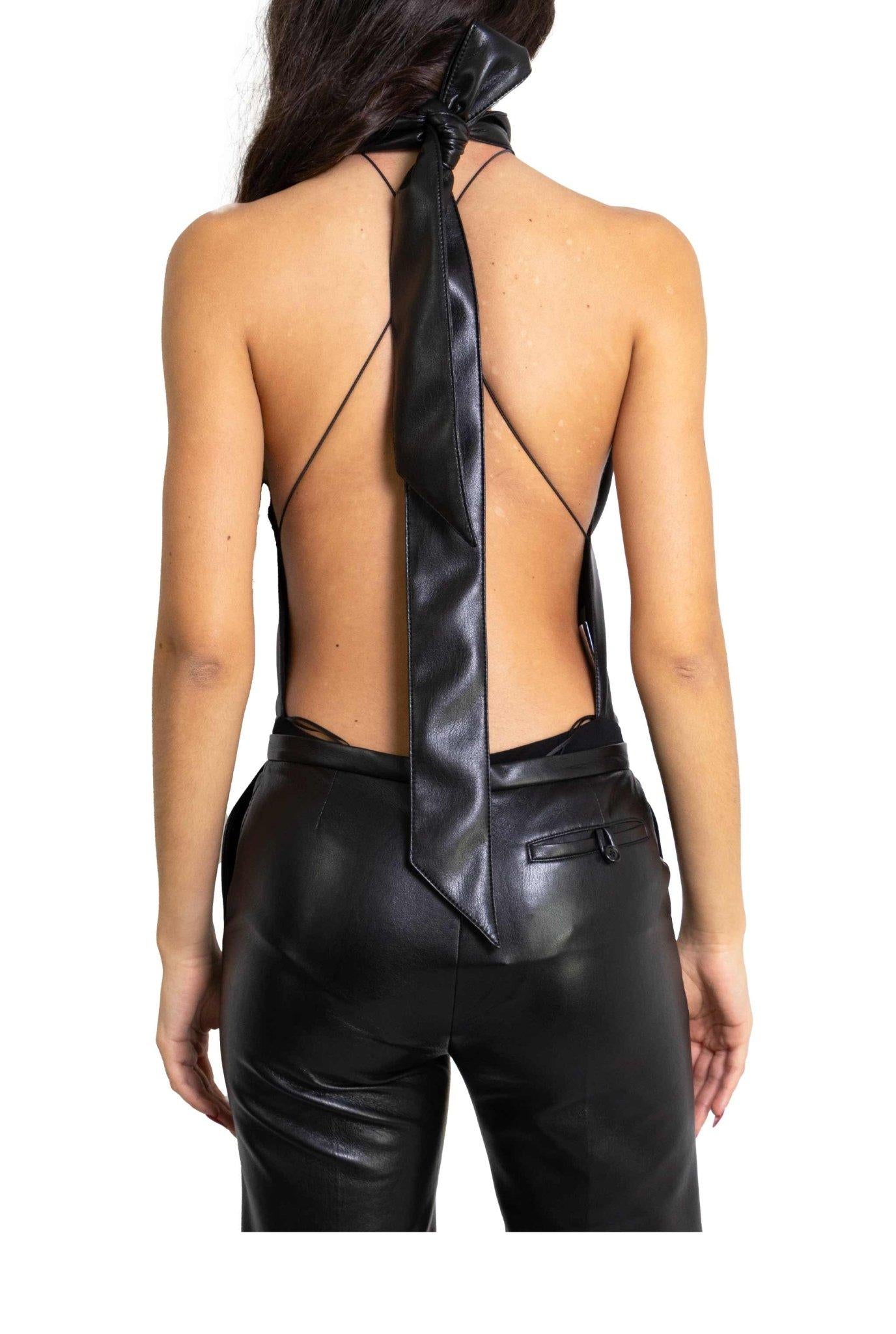 Body in ecopelle nero 1102 7140 N PHILOSOPHY 