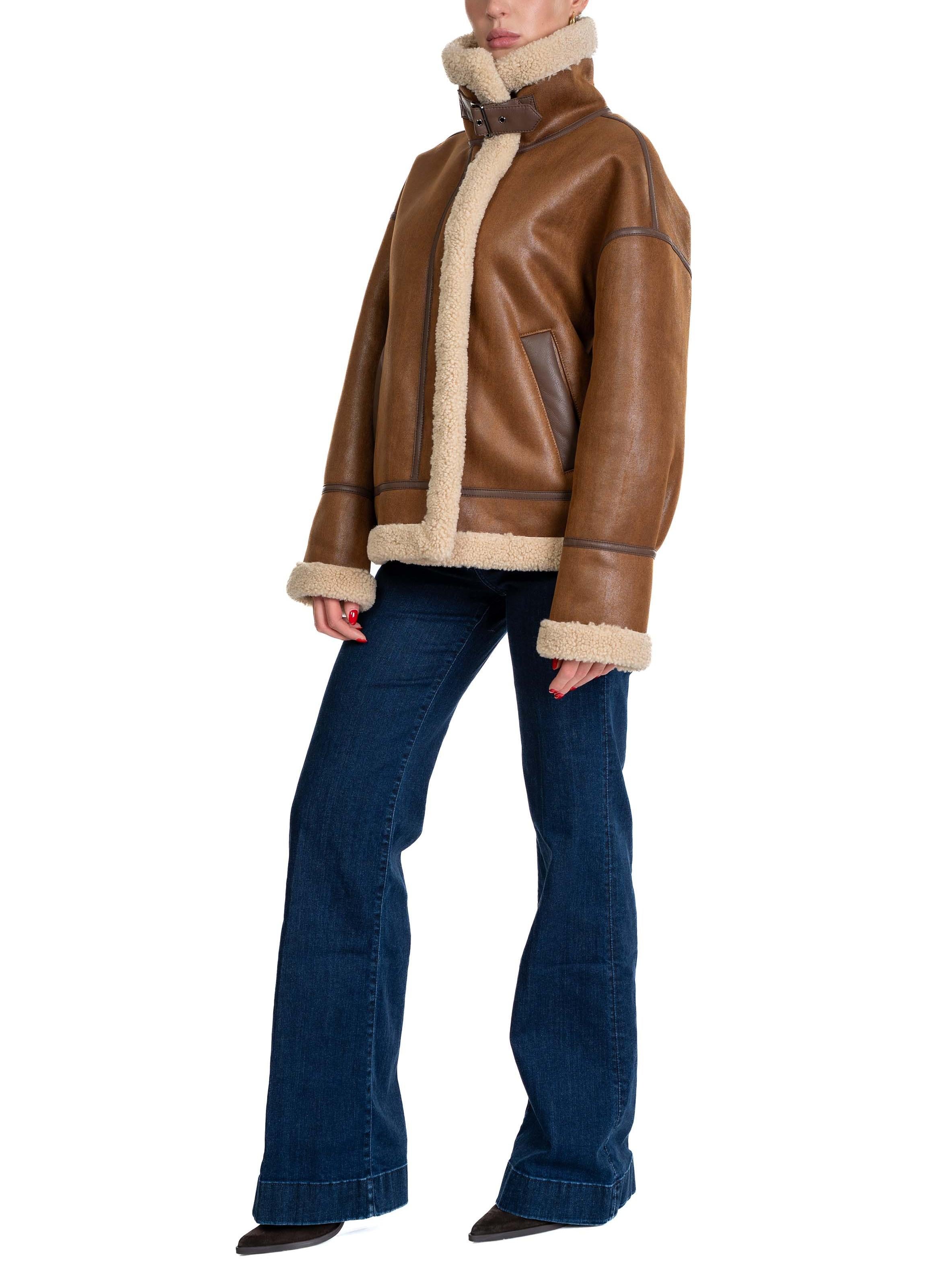 bomber eco montone 7225 TABACCO Bully 