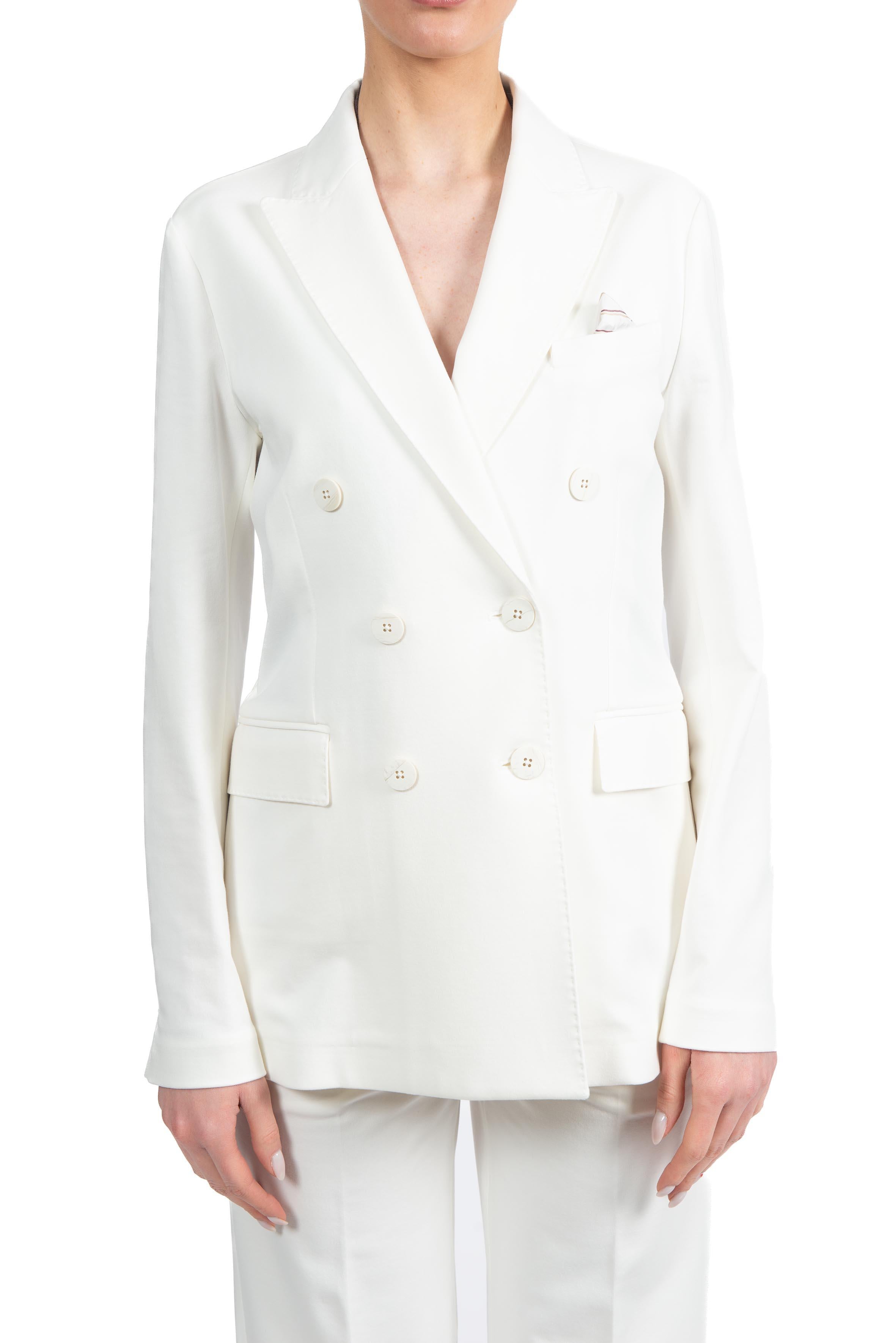 Giacca double breasted Circolo 1901. FD3820 SIMPLY WHITE CIRCOLO 