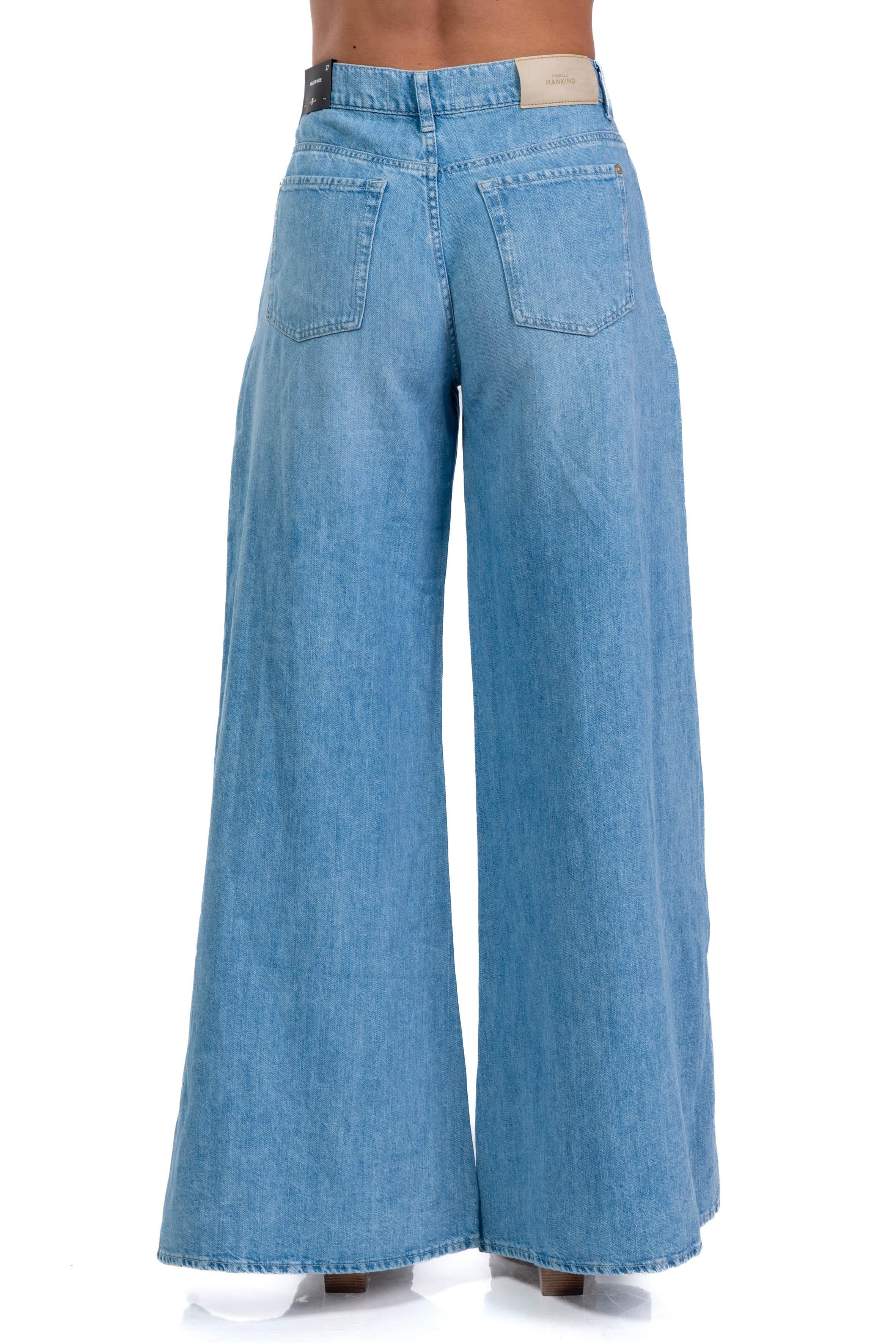 Jeans palazzo willow wide kansas WILLOW WIDE KANSAS 7U300U03 U7KNS LIGHT BLUE 7 FOR ALL MANKIND 