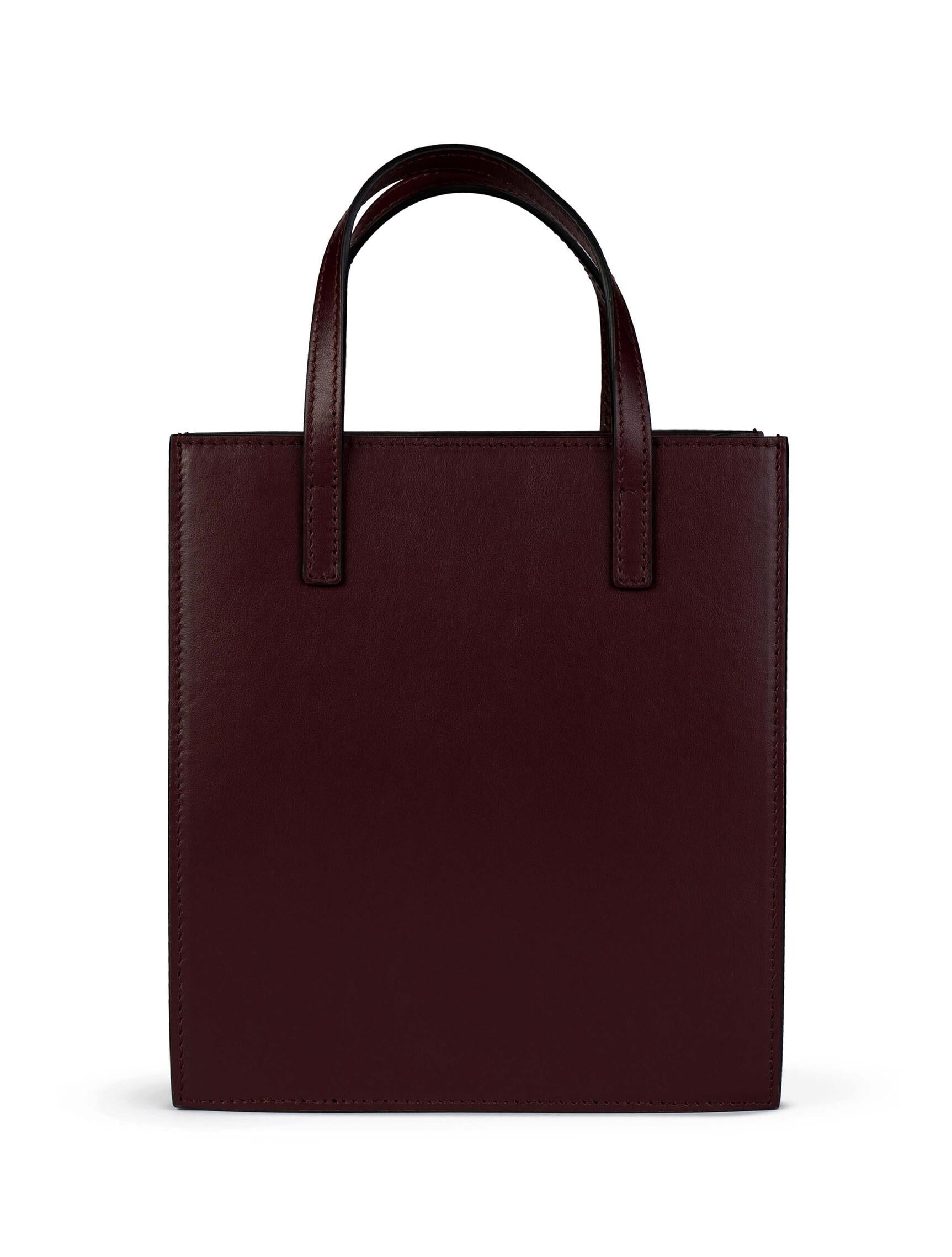 Borsa Flap J mini bordò FLAP J MINI PREMIER WINE HIDESINS 