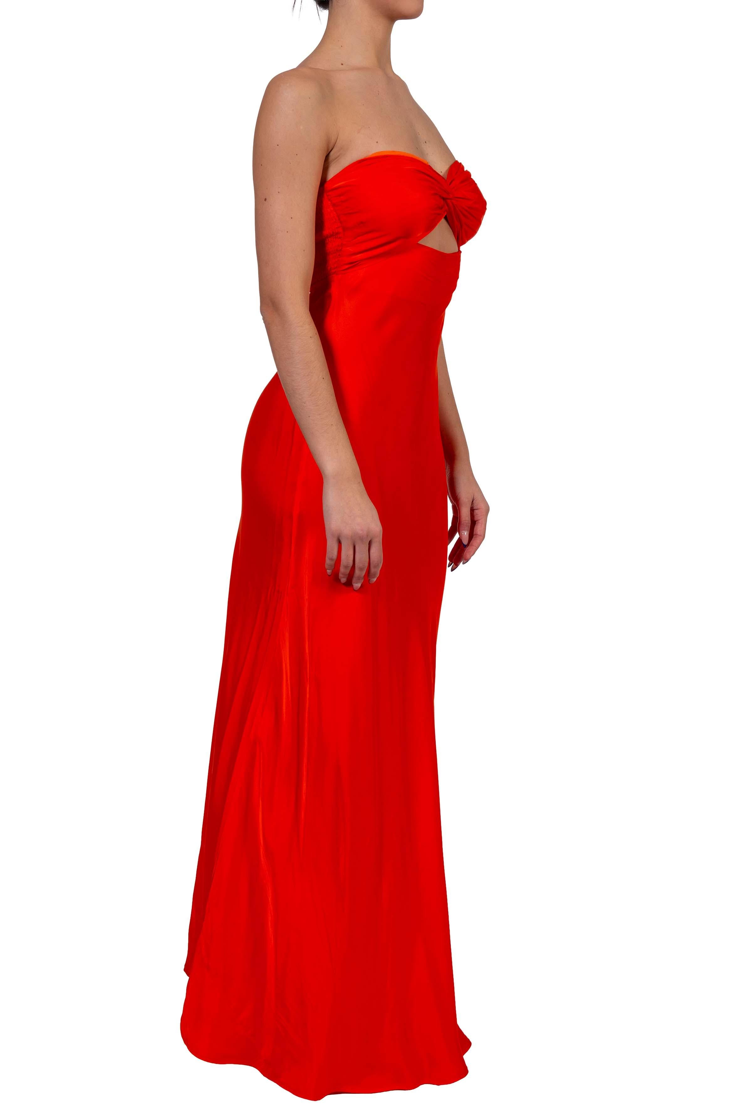 Abito Jetlife  midi rosso JETLIFE MIDI DRESS FIRE GLOW ESSENTIEL ANTWERP 