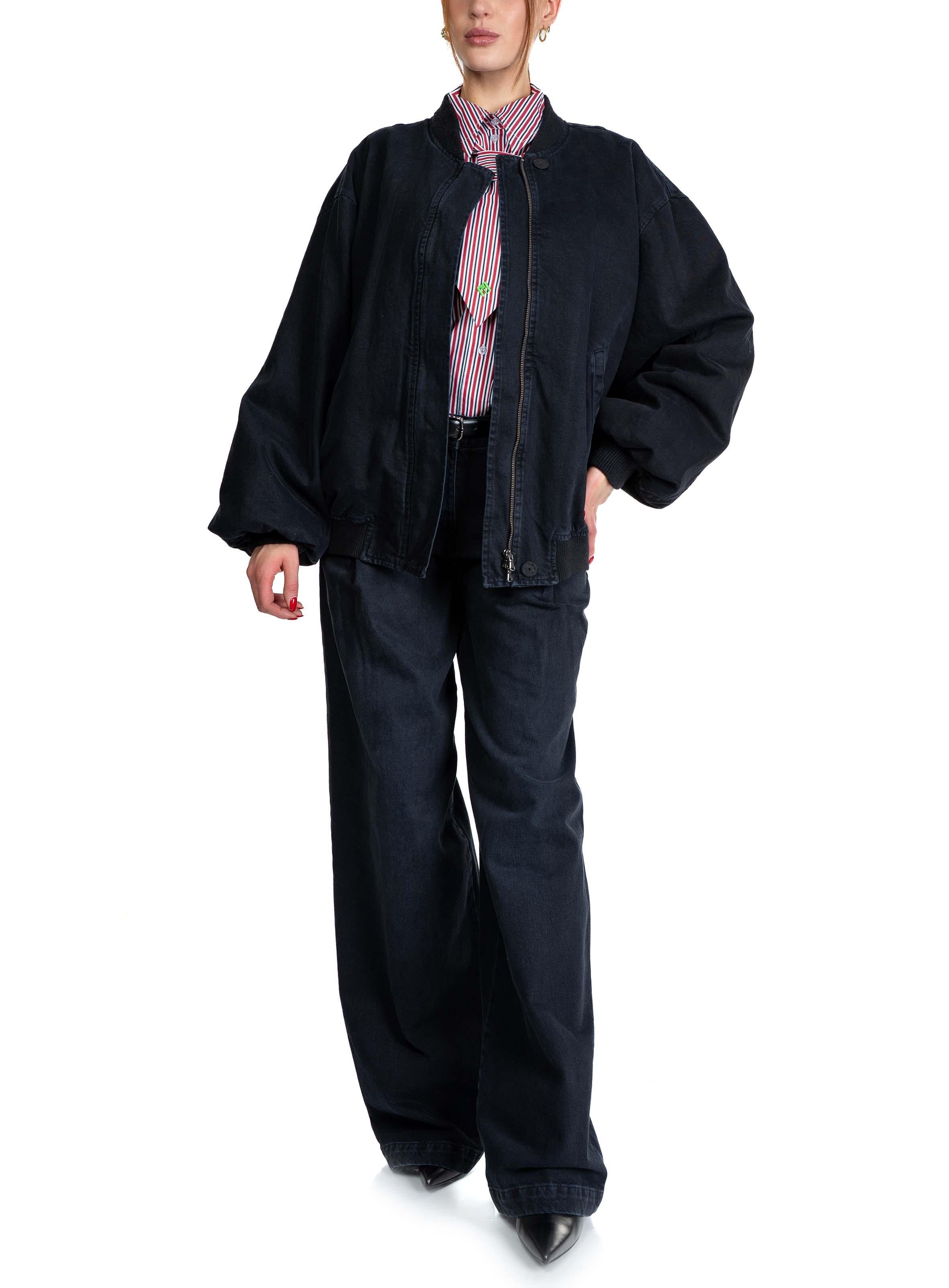 Bomber in Jeans 30250 30250 BLACK FEDERICA TOSI 