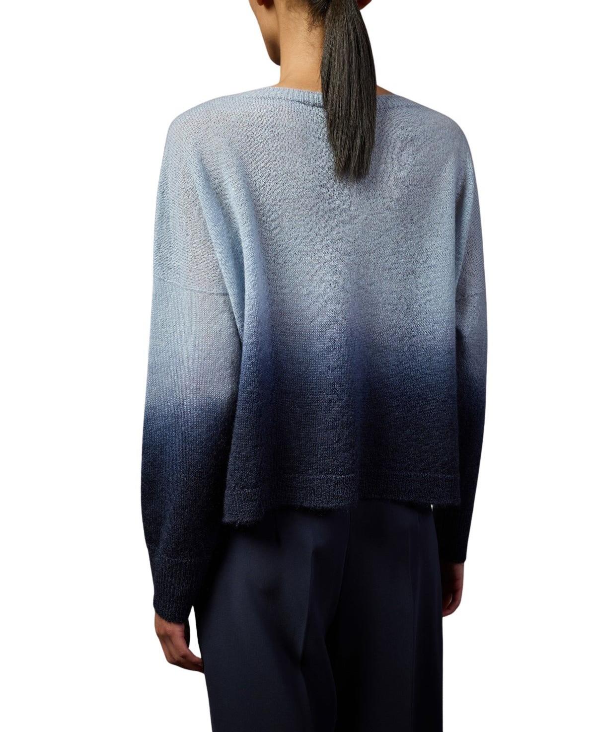 Maglia Amedea sfumata AMEDEA L5WD60 TURCHESE LIVIANA CONTI 