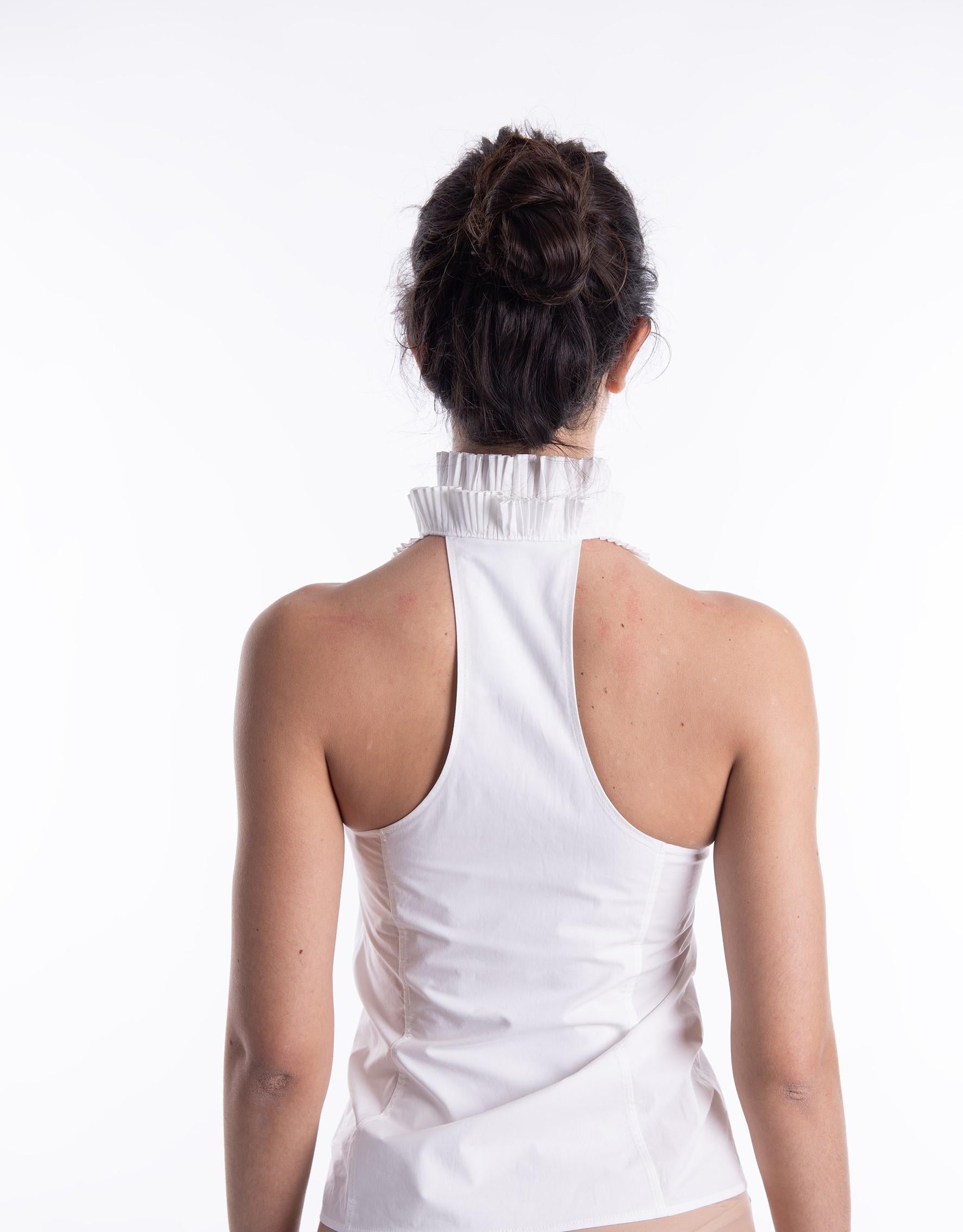 Top in popeline con plaston 0206 717 B PHILOSOPHY 