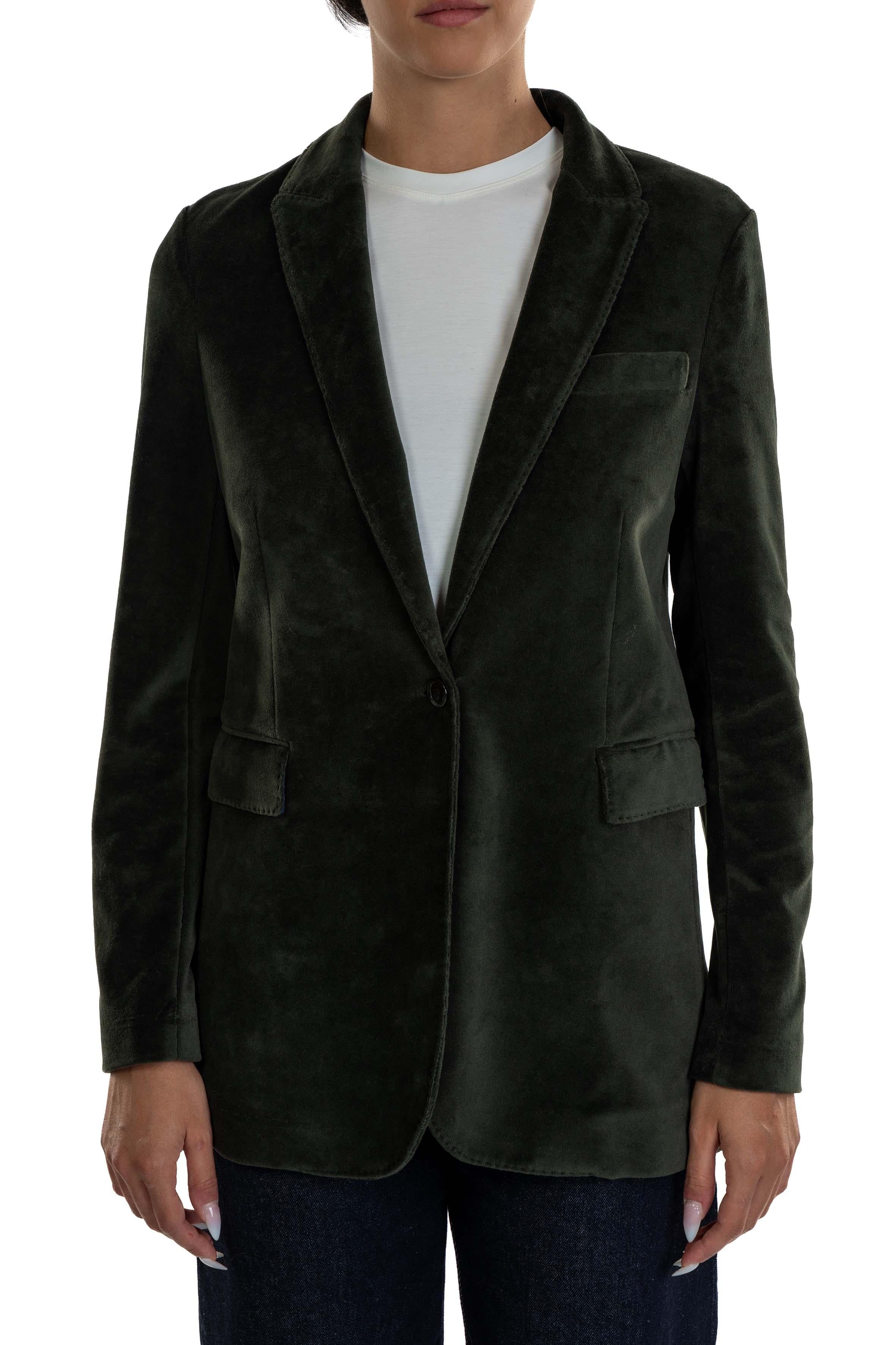 Giacca velluto monopetto FD3620 FOREST CIRCOLO 