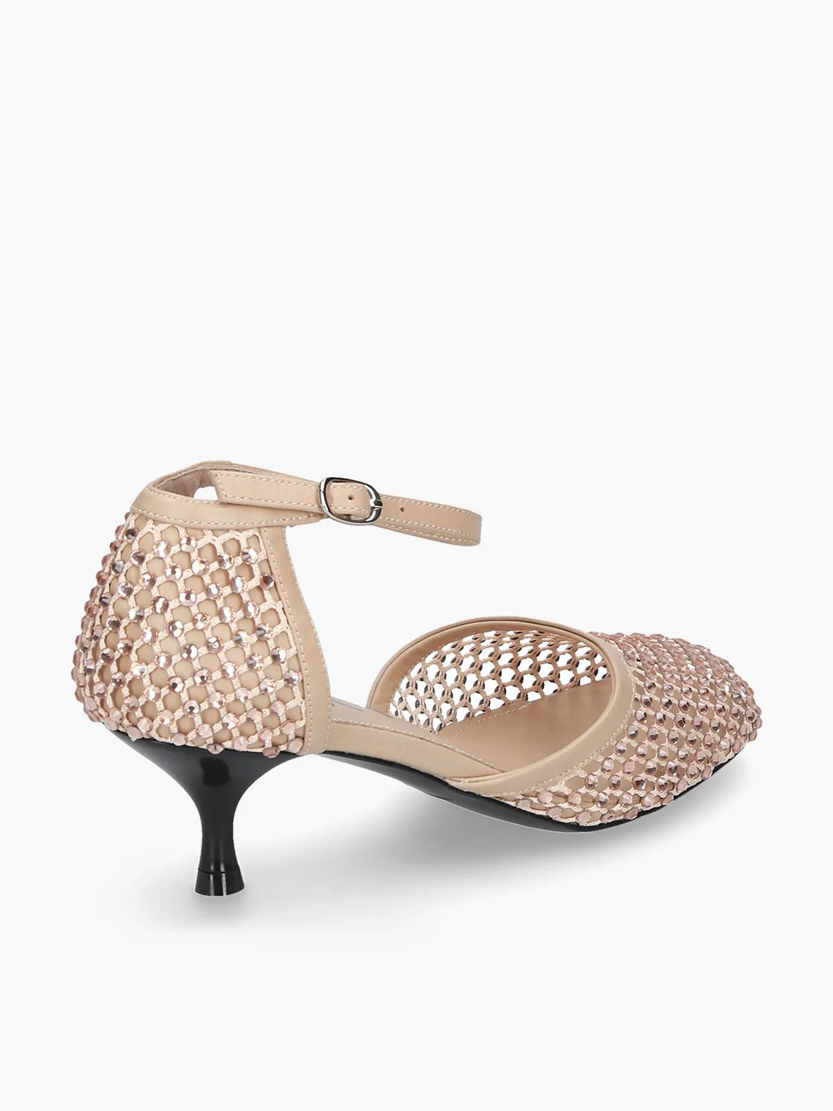 scarpe con strass beige R15 SAND STRATEGIA 