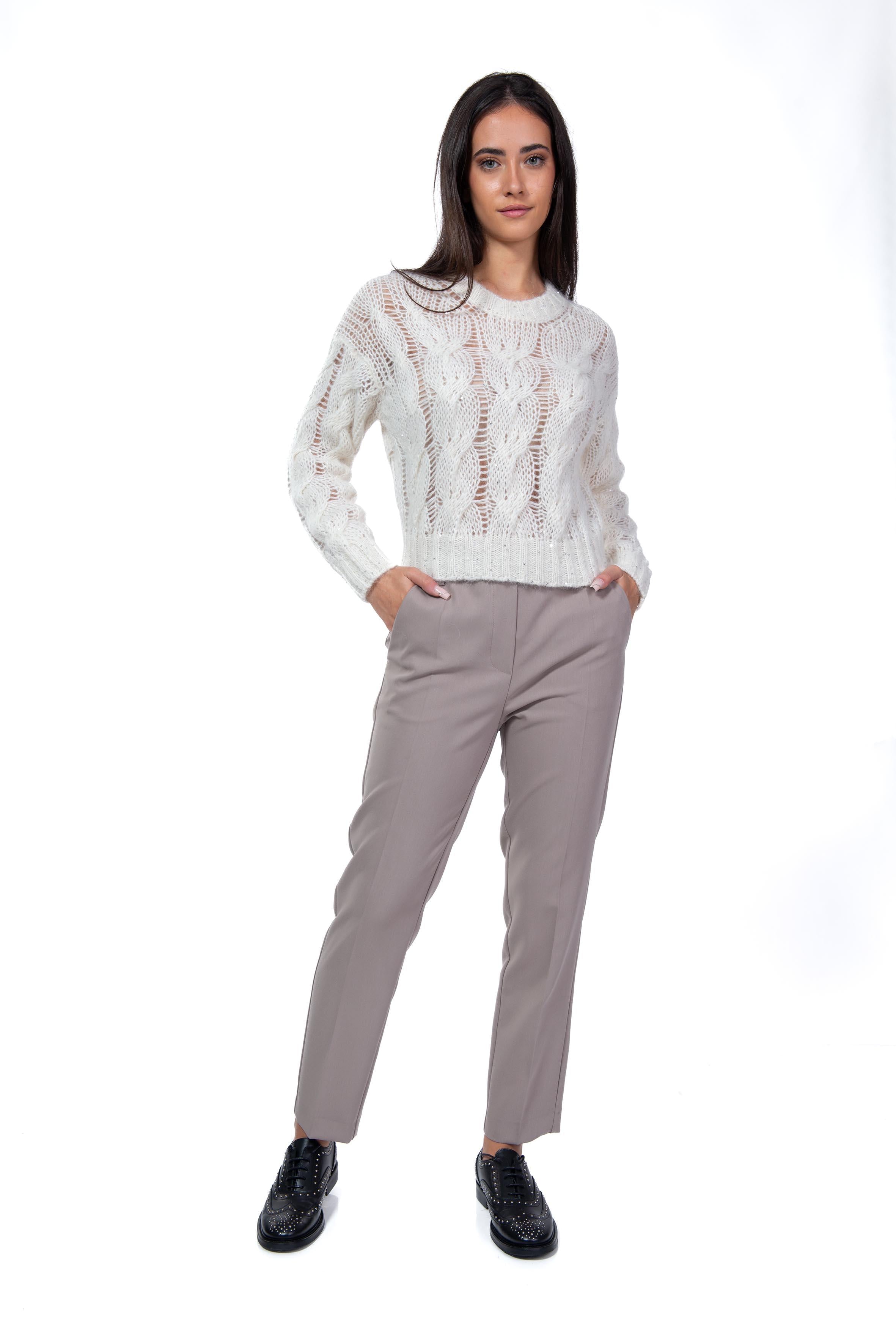 Pantalone chino tortora 3276 4315 T ALICE MILLER 