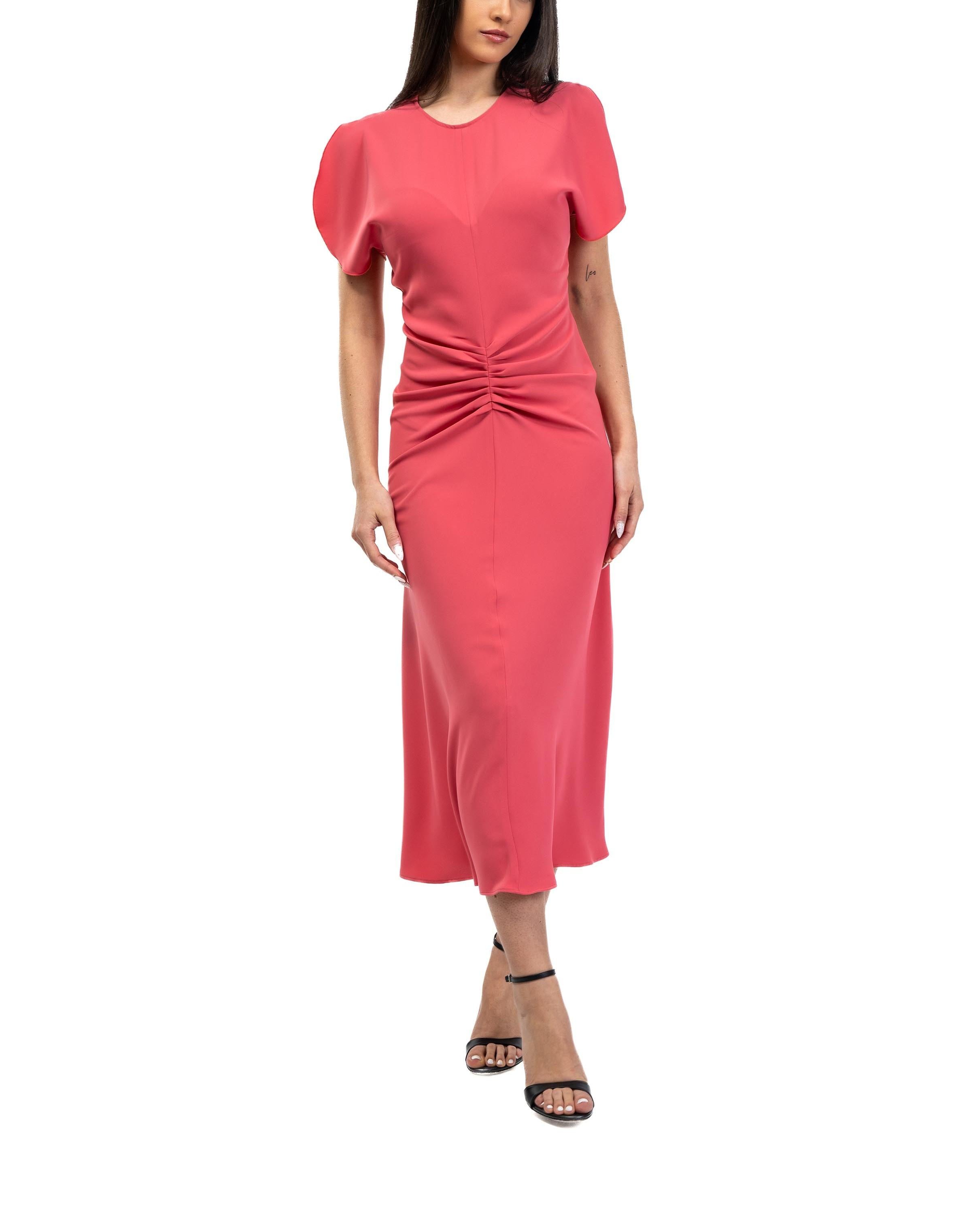 Abito lungo arricciato camelia 4506 2553 C ALICE MILLER 
