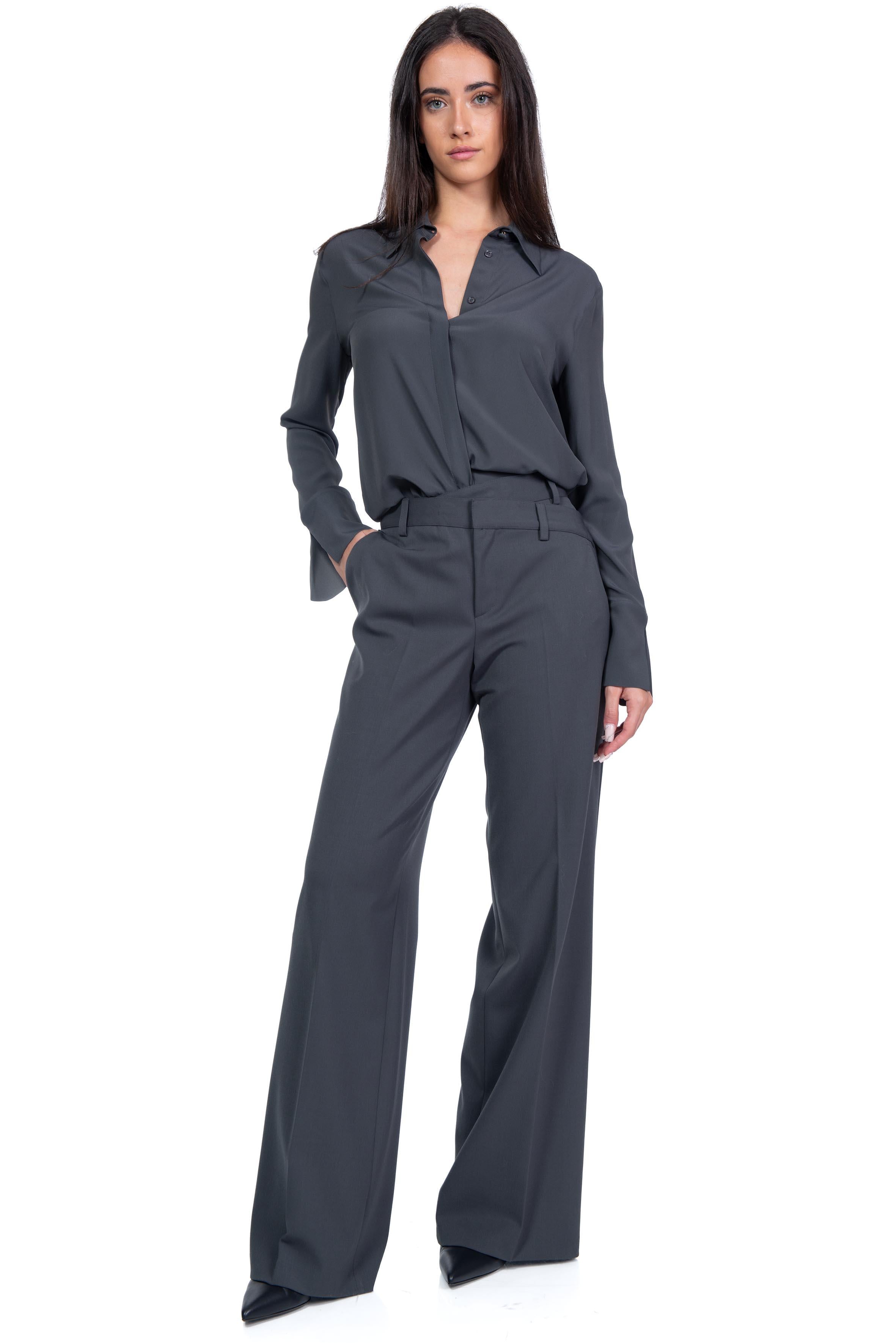 Pantalone palazzo grigio 30800 G FEDERICA TOSI 