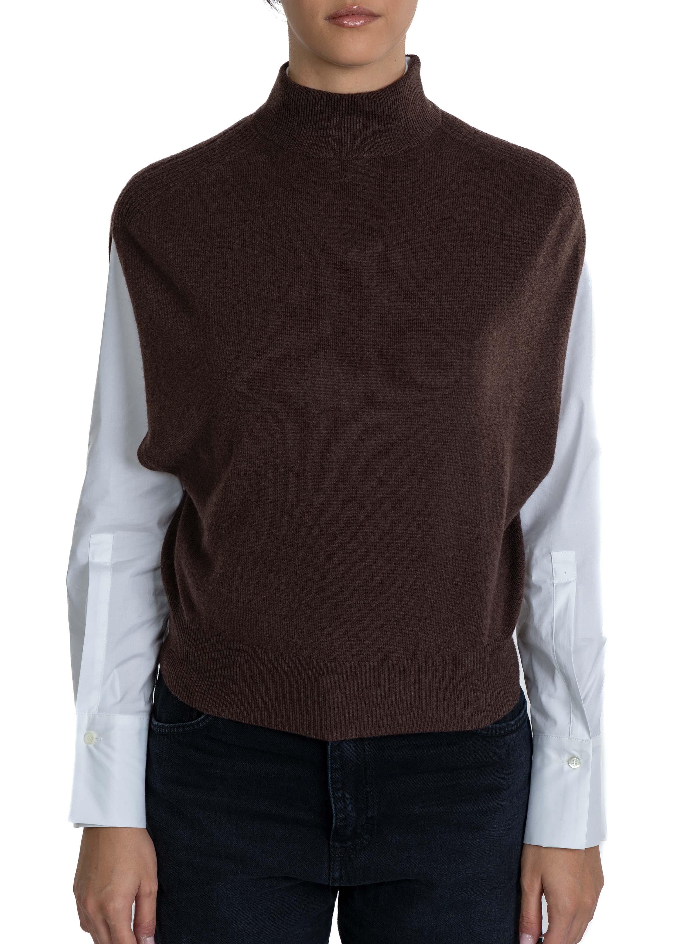 Gilet Verity marrone VERITY BROWN SEMICOUTURE 