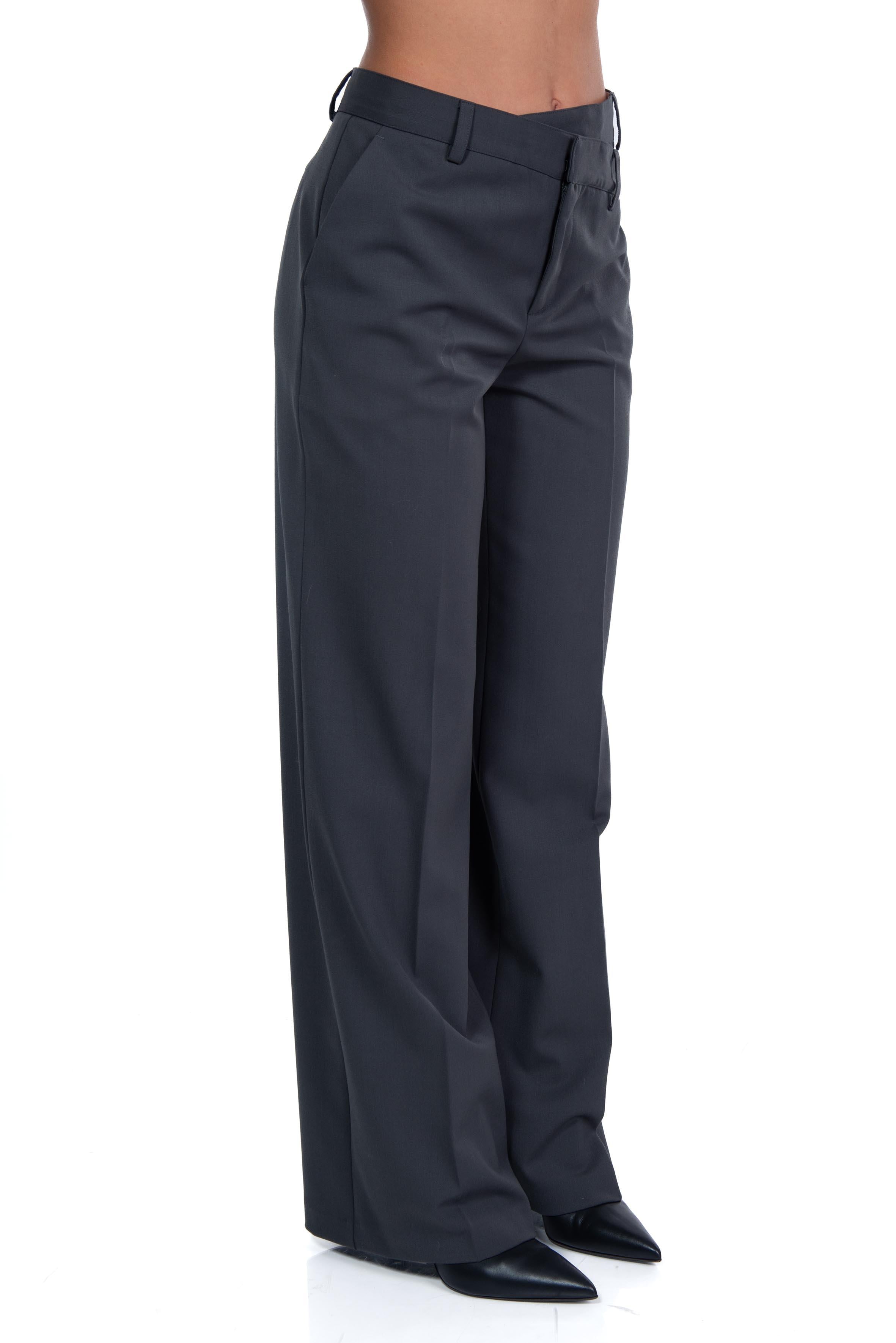 Pantalone palazzo grigio 30800 G FEDERICA TOSI 