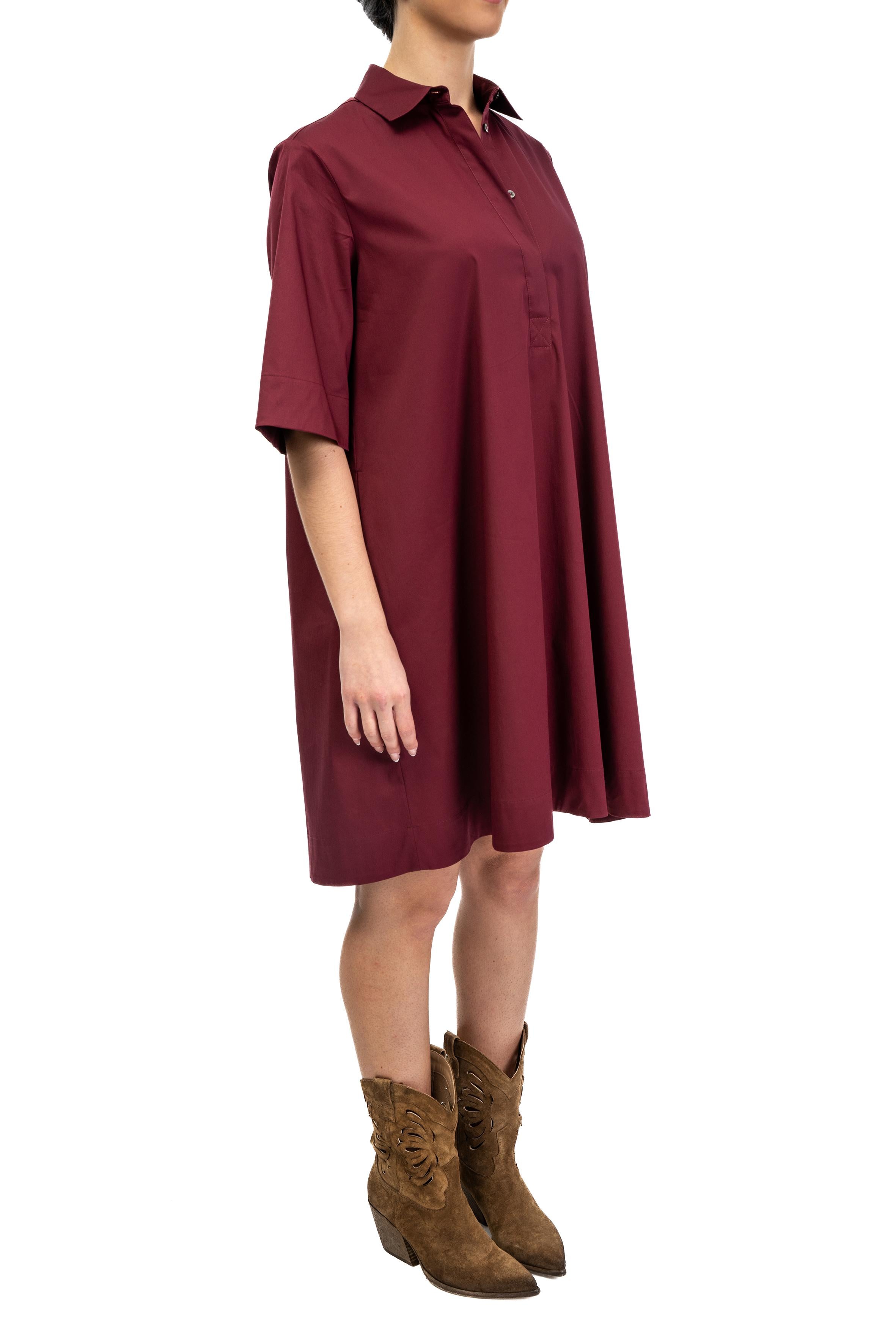Abito midi in cotone amarena 4007 4674 A ALICE MILLER 