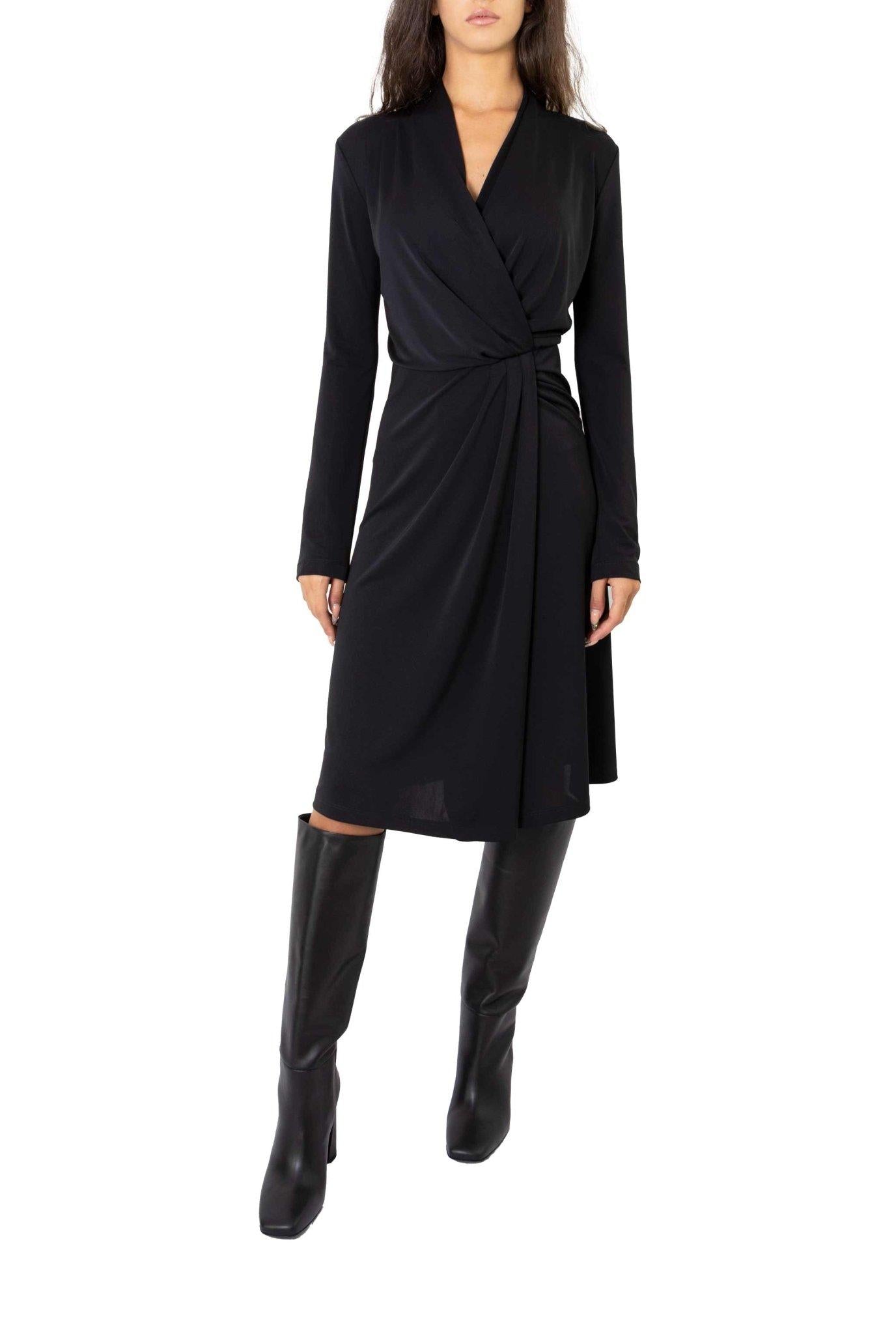 Abito in jersey nero 4081 1926 N ALICE MILLER 