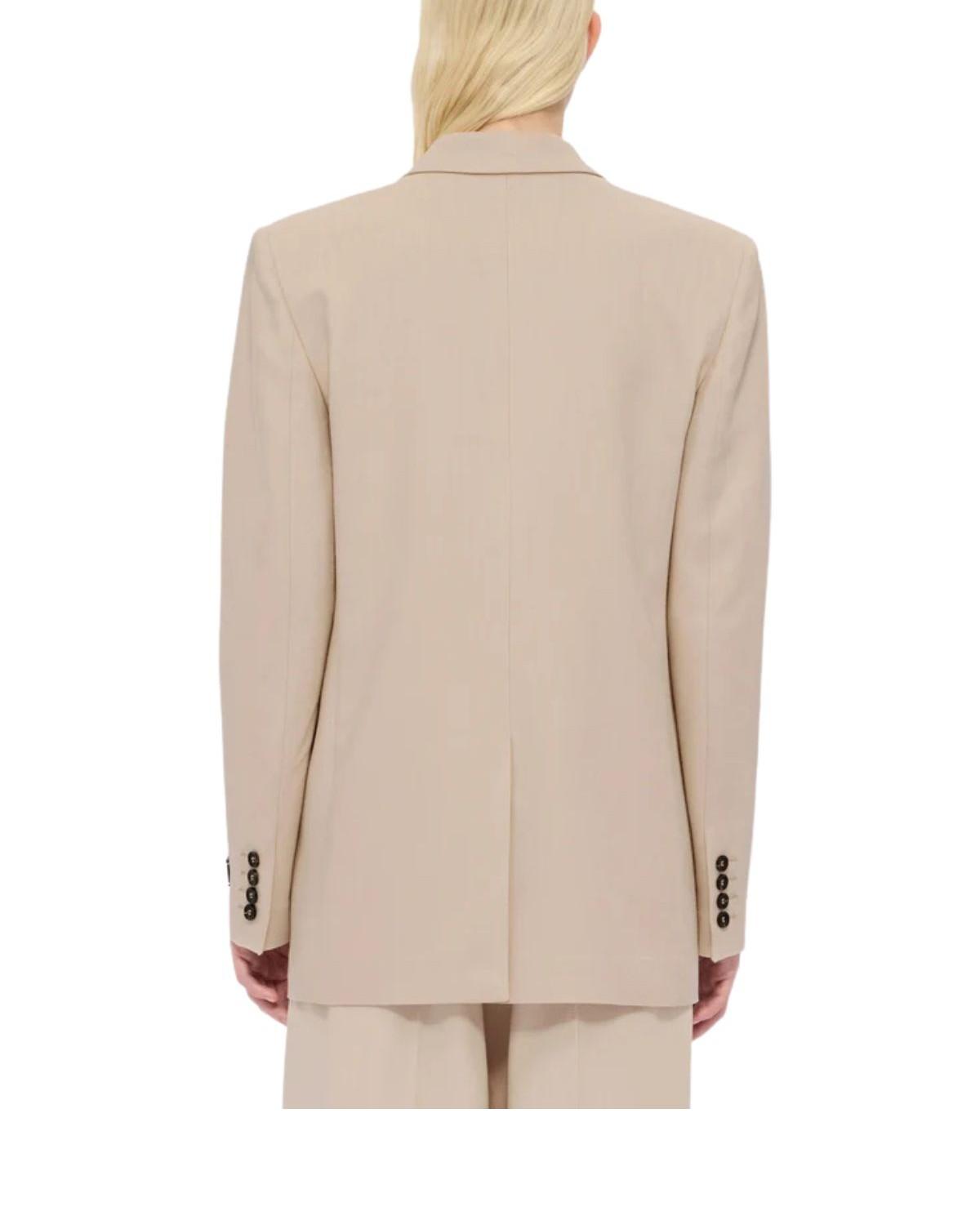 Giacca doppio petto beige MSGM 4041MDG13 BEIGE MSGM 