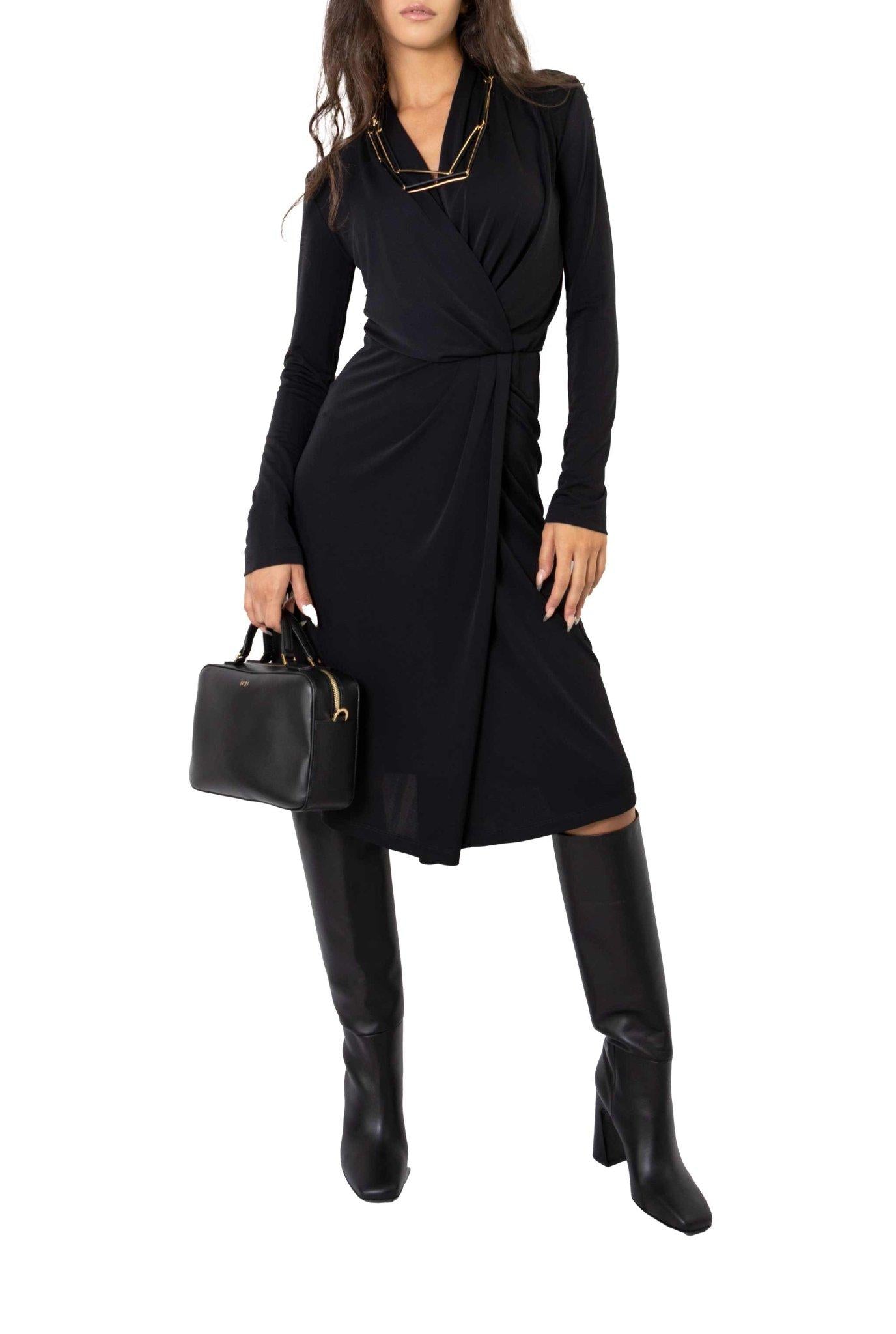 Abito in jersey nero 4081 1926 N ALICE MILLER 