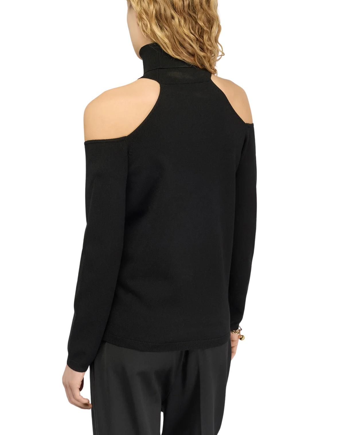 Maglia Dolcevita Daniela DANIELA S5WA09 NERO SEMICOUTURE 