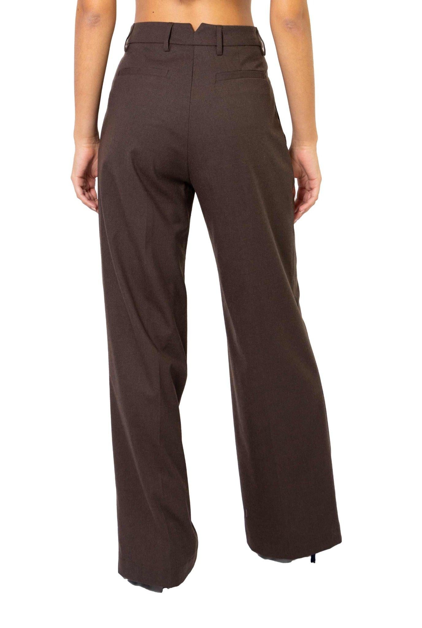 Pantalone palazzo marrone 4023 4232 M ALICE MILLER 