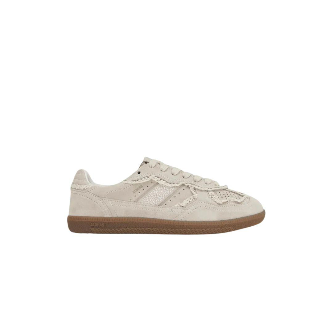Sneakers TB490 in pelle crema uncinetto TB490 CROCHET CREAM CREAM ALOHAS 