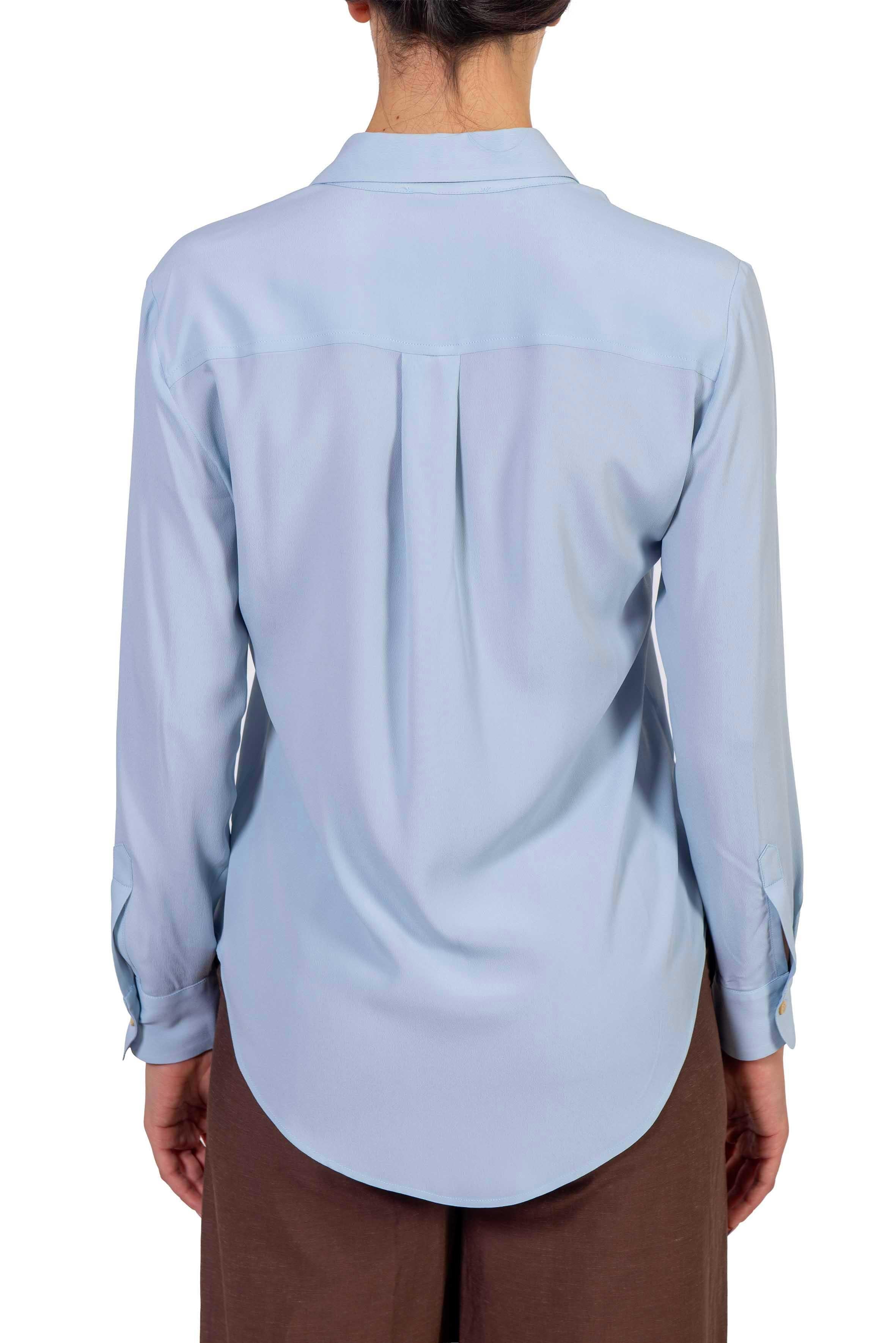 Camicia con tasche celeste 1342 4057 POLVERE ALICE MILLER 