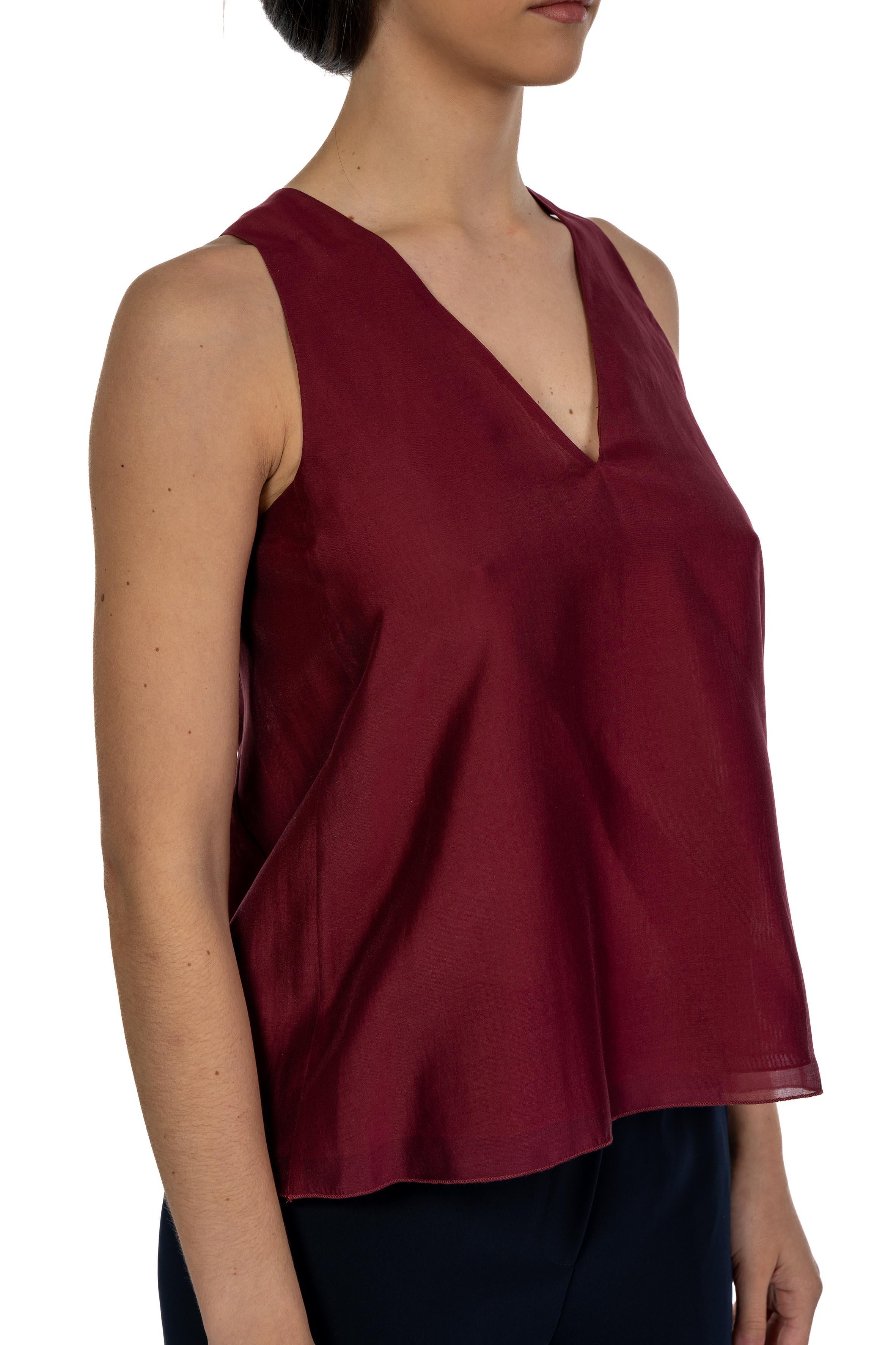Top scollo america 1096 4281 BORDO ALICE MILLER 